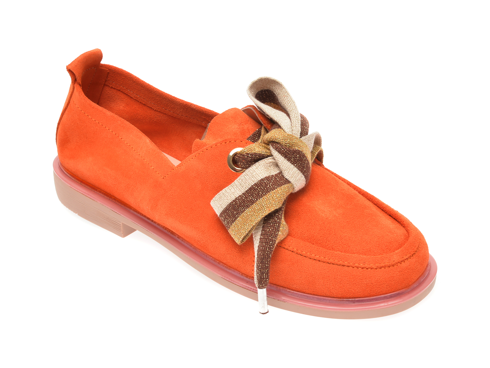 Pantofi FLAVIA PASSINI portocalii, 6581374, din piele intoarsa