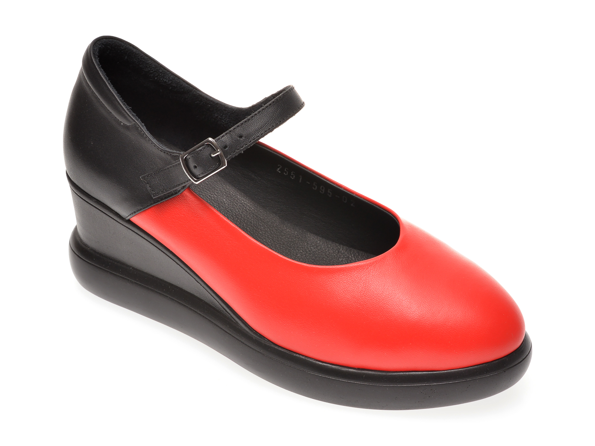 Pantofi FLAVIA PASSINI rosii, 1182551, din piele naturala