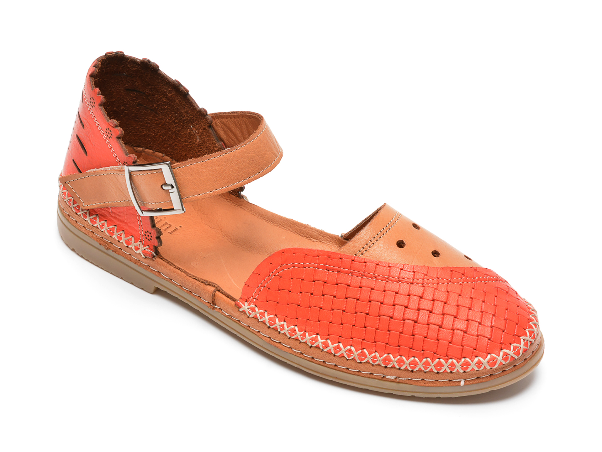 Pantofi FLAVIA PASSINI rosii, 24415, din piele naturala