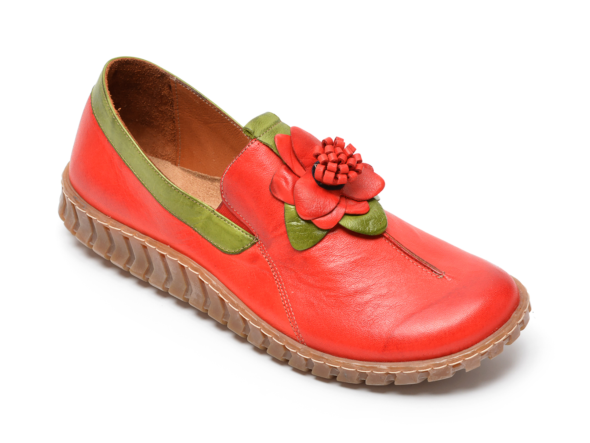 Pantofi FLAVIA PASSINI rosii, 3060, din piele naturala Flavia Passini