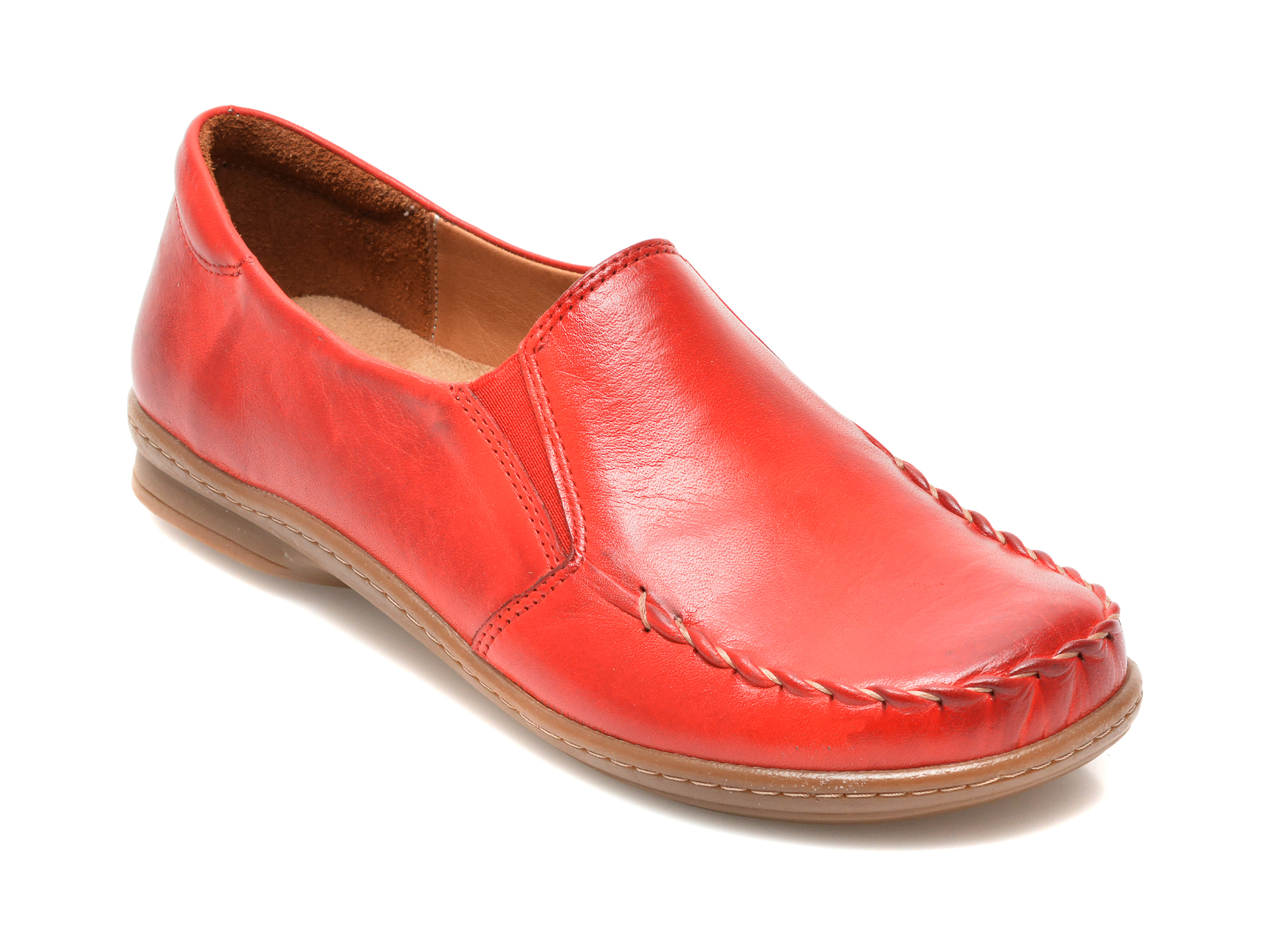 Pantofi FLAVIA PASSINI rosii, 3240, din piele naturala Flavia Passini INCALTAMINTE