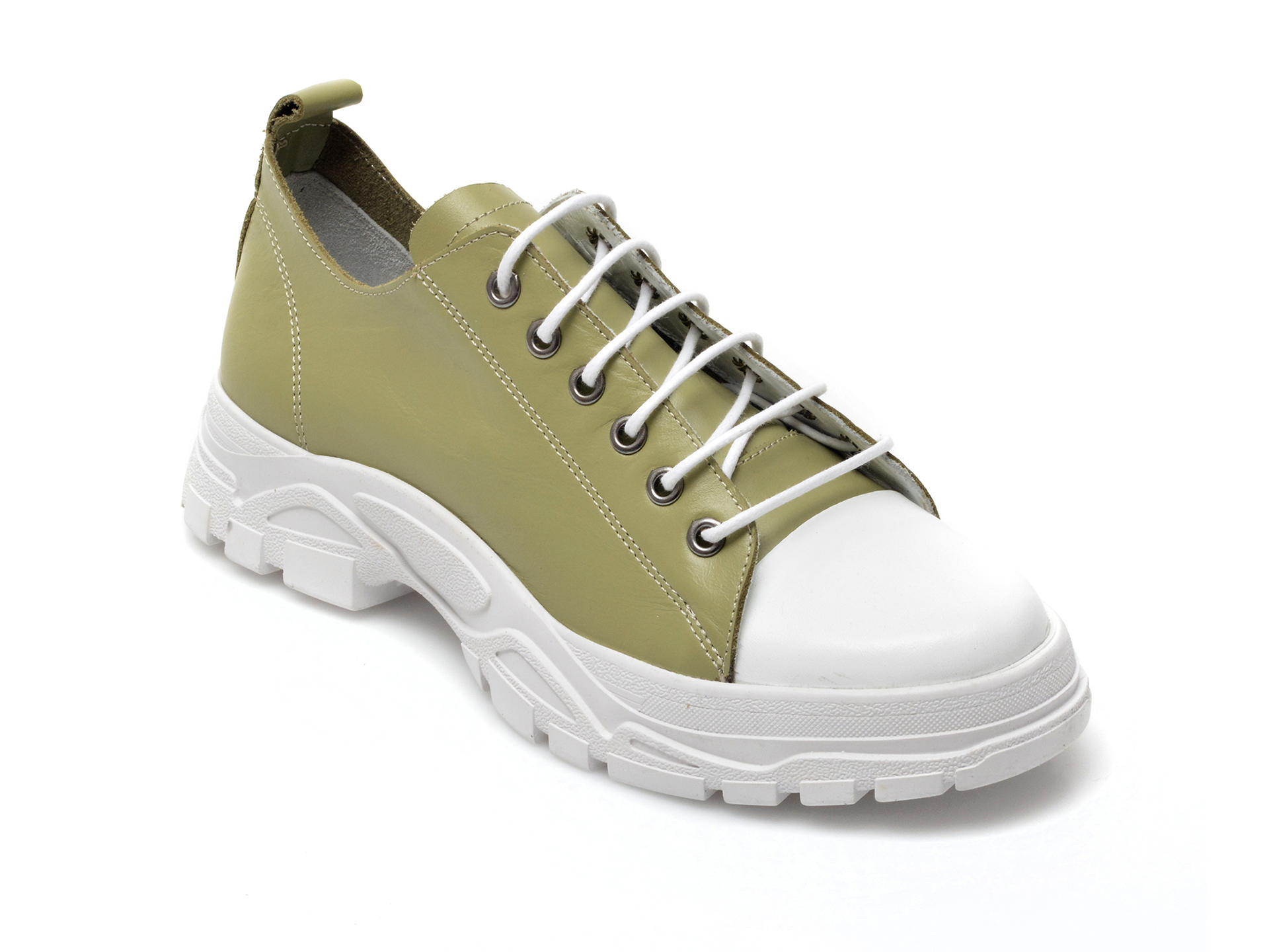 Pantofi FLAVIA PASSINI verzi, 10202, din piele naturala /femei/pantofi