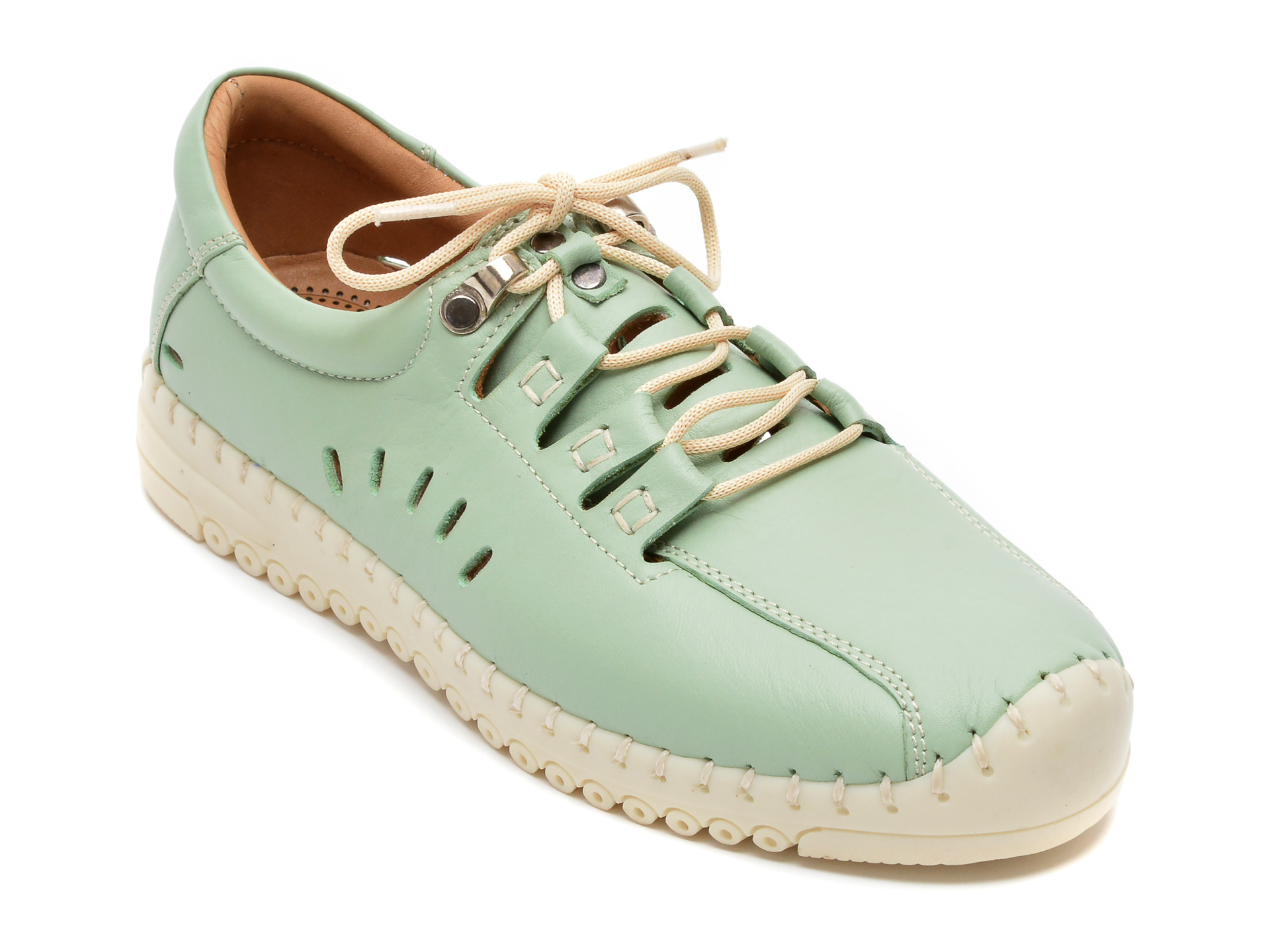 Pantofi FLAVIA PASSINI verzi, 22014, din piele naturala /femei/pantofi