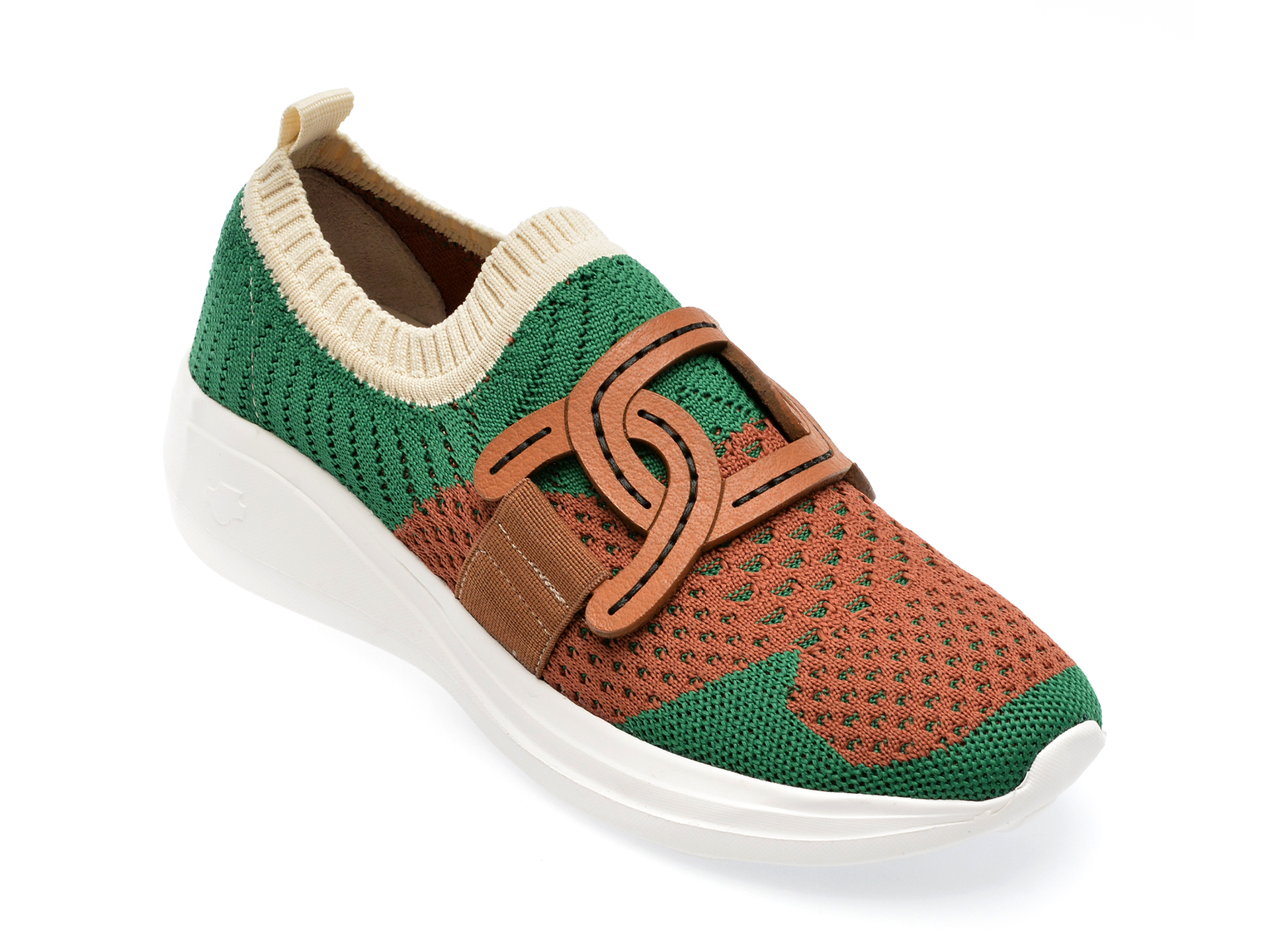 Pantofi FLAVIA PASSINI verzi, 9581128, din material textil /femei/pantofi imagine super redus 2022