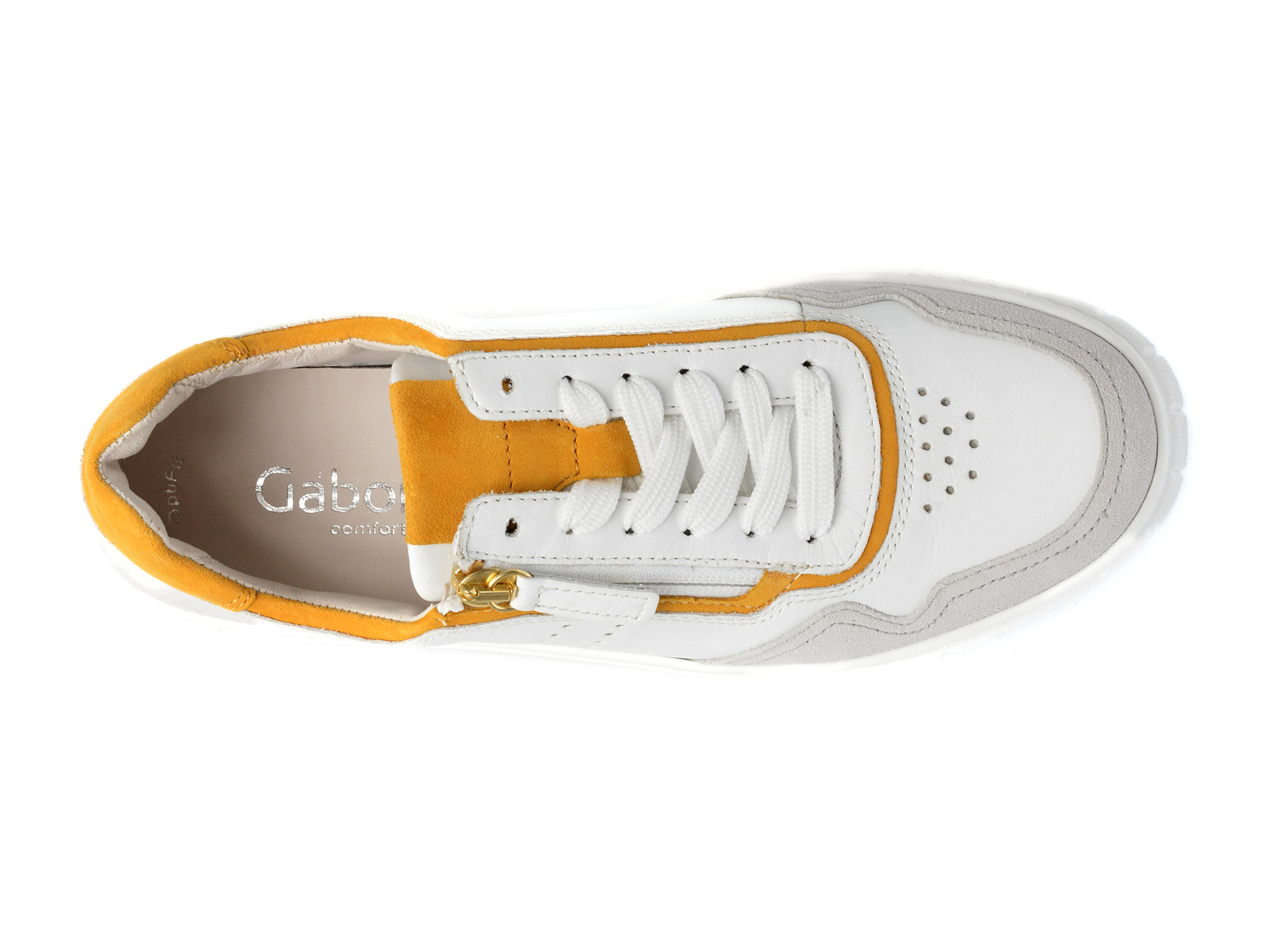 Poze Pantofi GABOR albi, 26418, din piele naturala otter.ro
