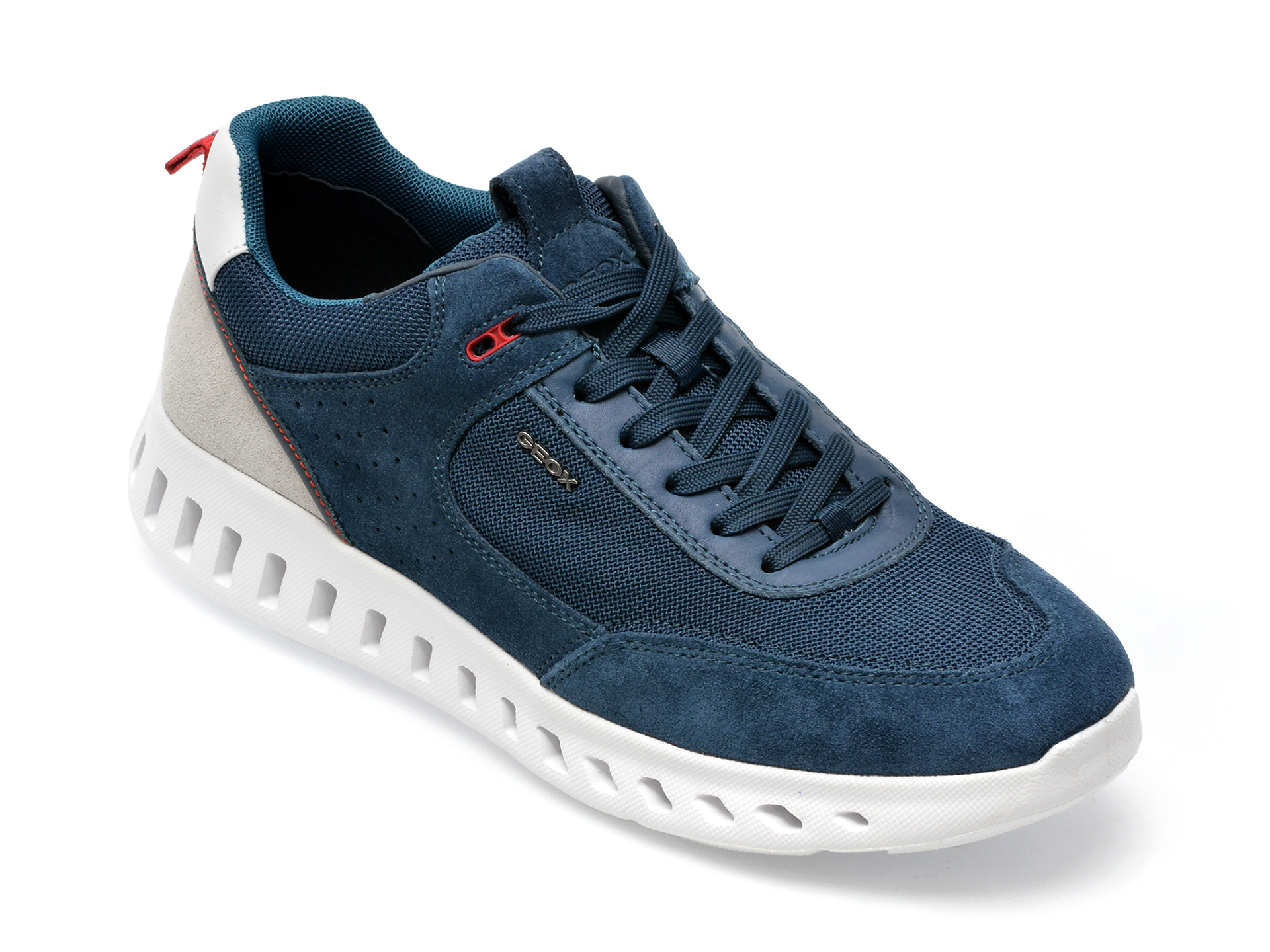 Pantofi GEOX albastri, U25DYA, din material textil /barbati/pantofi imagine noua