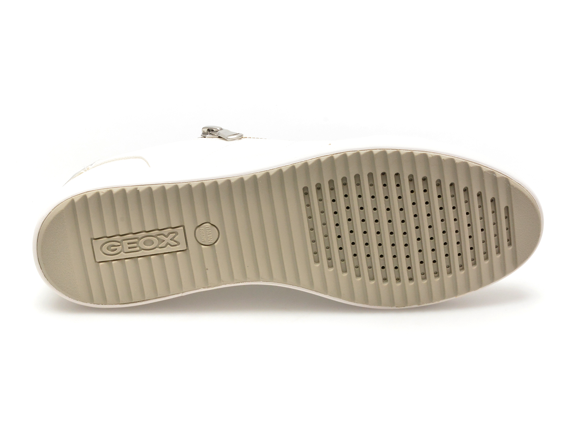 Pantofi GEOX albi, D026HA, din piele ecologica