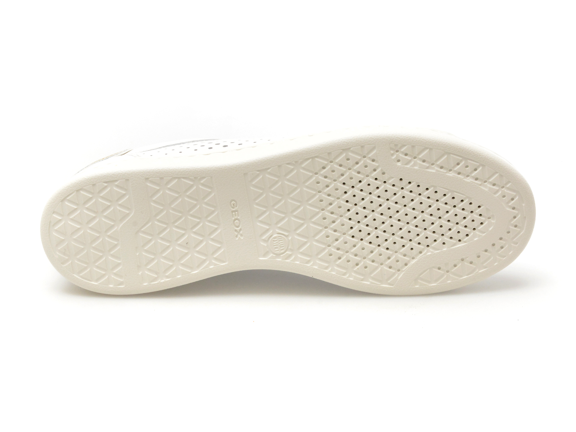 Pantofi GEOX albi, D151BB, din piele naturala