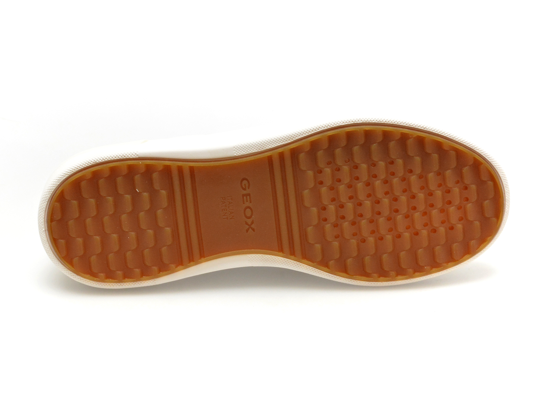 Pantofi GEOX albi, D45QFA, din piele naturala