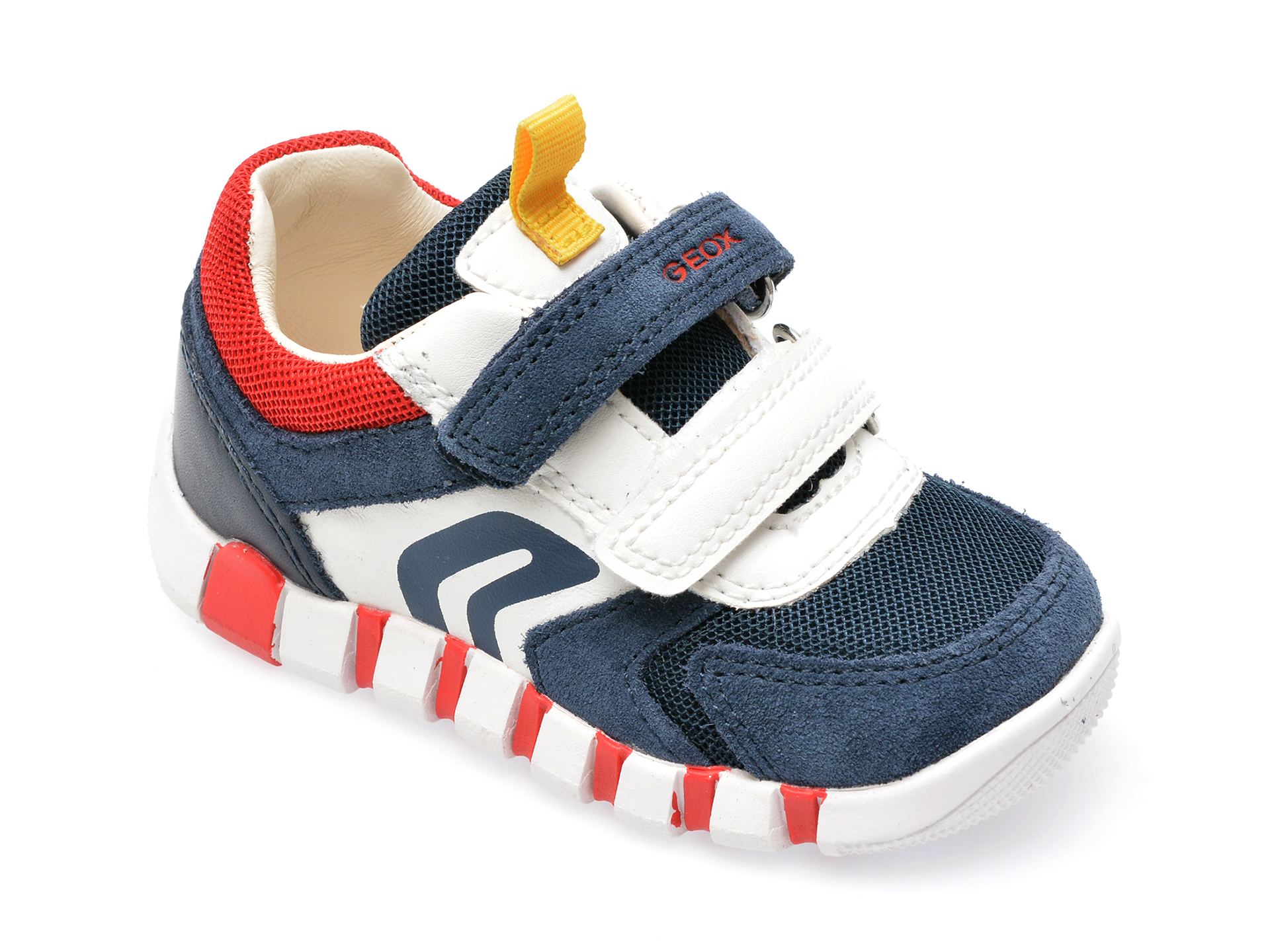 Pantofi GEOX bleumarin, B3555D, din piele intoarsa si material textil /copii/incaltaminte imagine super redus 2022