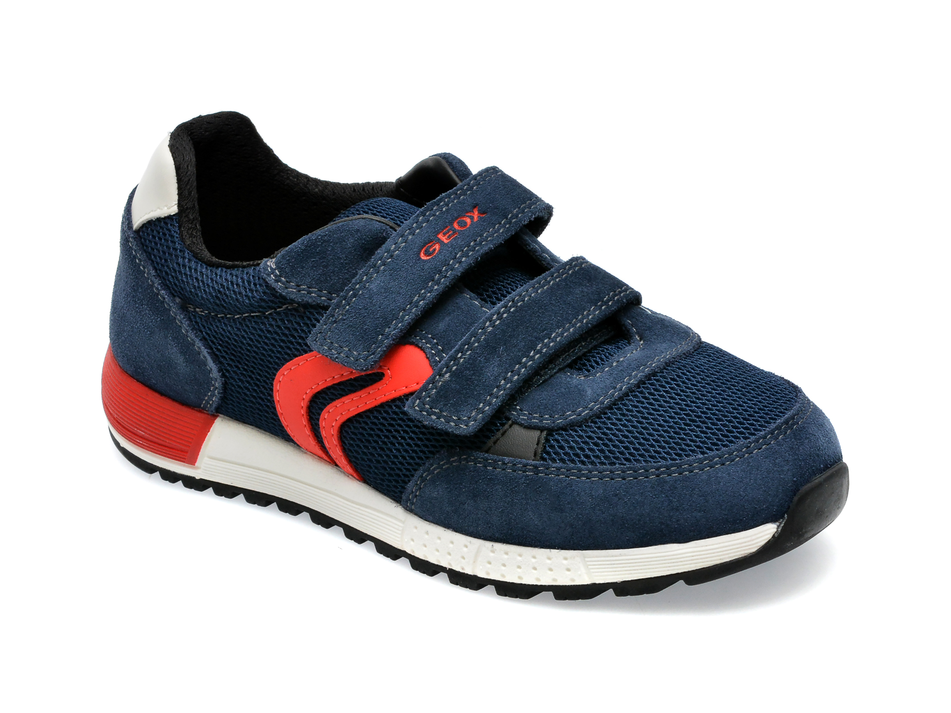 Pantofi GEOX bleumarin, J159EA, din piele intoarsa si material textil /copii/incaltaminte imagine super redus 2022