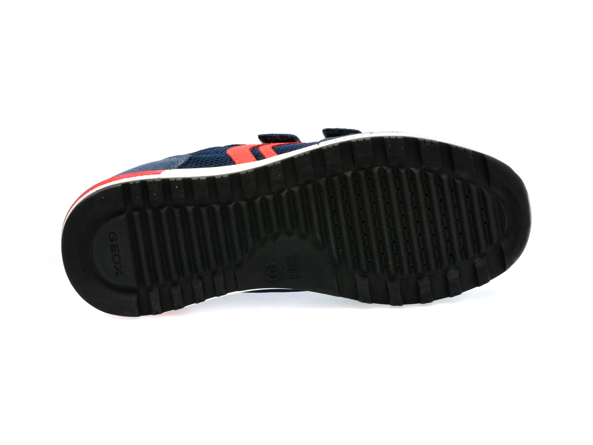 Pantofi GEOX bleumarin, J159EA, din piele intoarsa si material textil