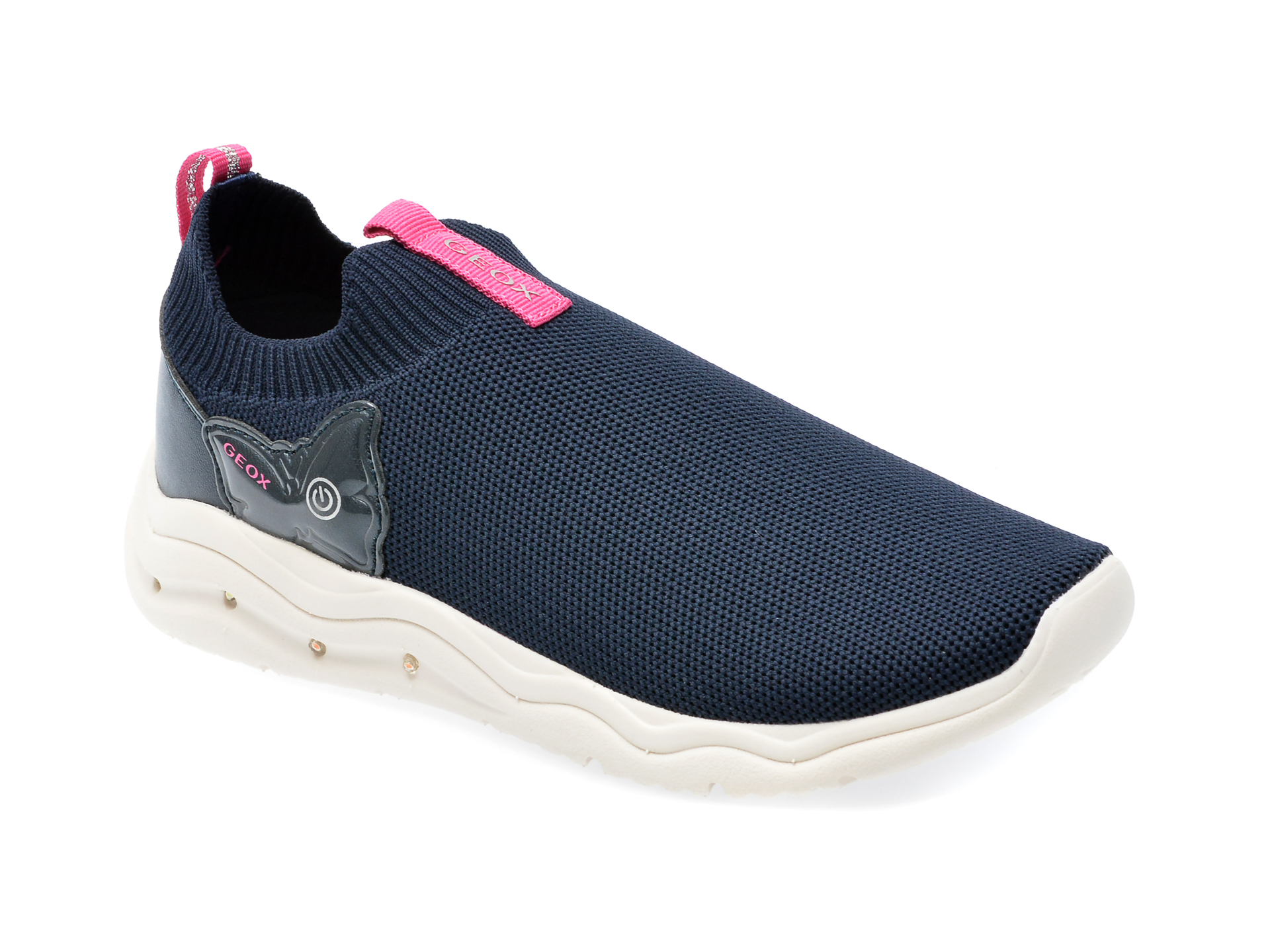 Pantofi GEOX bleumarin, J35GUB, din material textil /copii/incaltaminte imagine super redus 2022