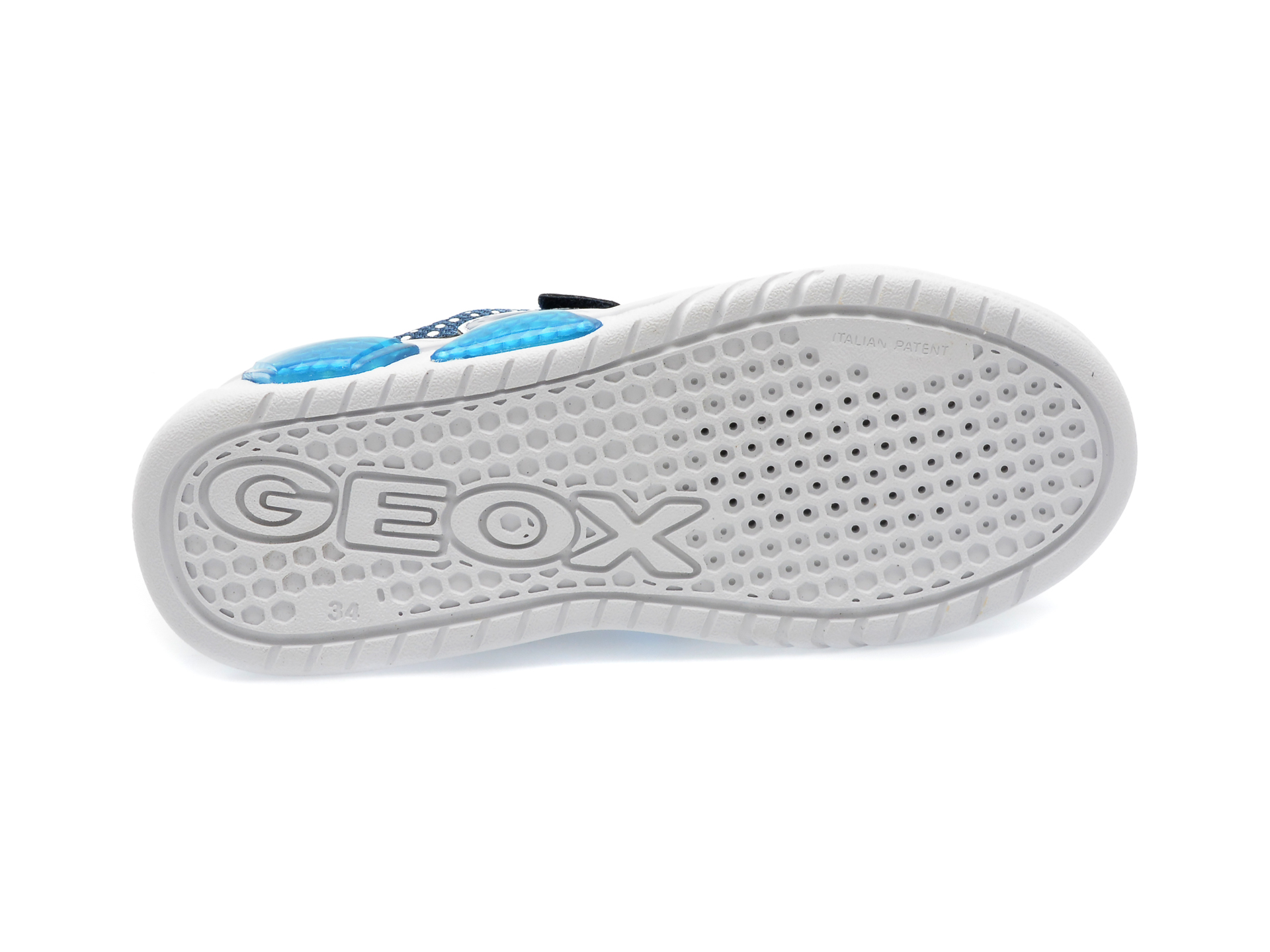 Pantofi GEOX bleumarin, J35GVA, din piele ecologica