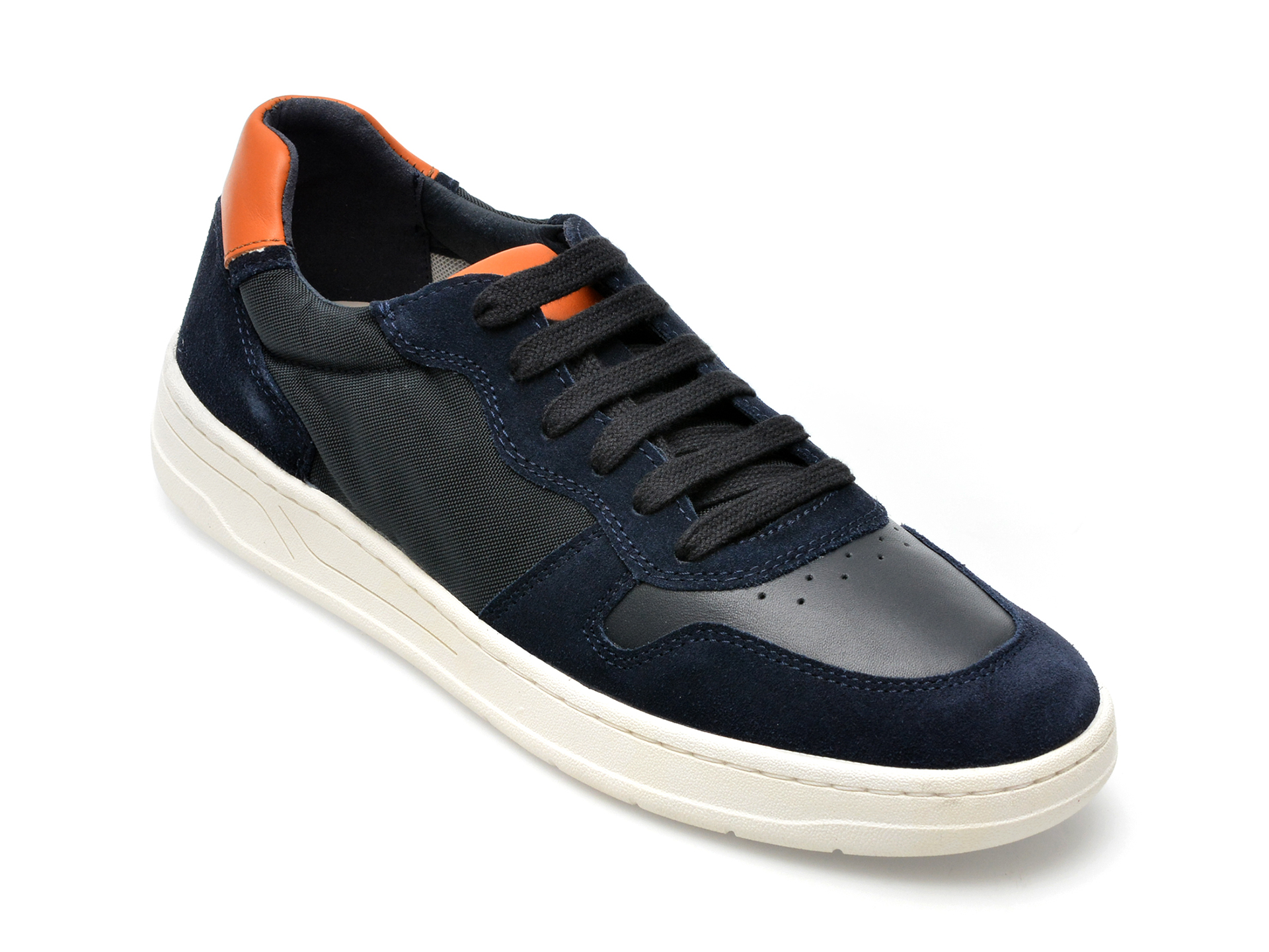 Pantofi GEOX bleumarin, U35DXC, din material textil /barbati/pantofi imagine super redus 2022