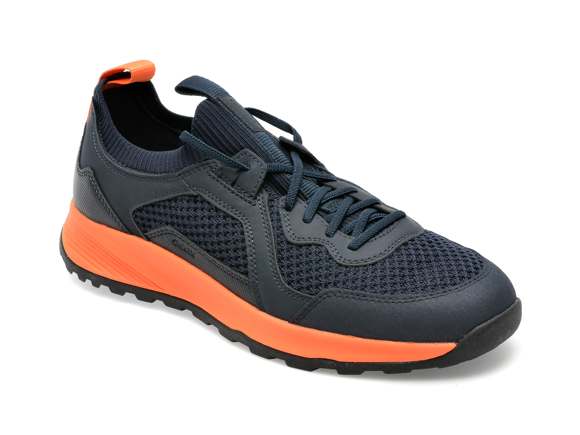 Pantofi GEOX bleumarin, U35EYA, din material textil si piele ecologica /barbati/pantofi imagine super redus 2022