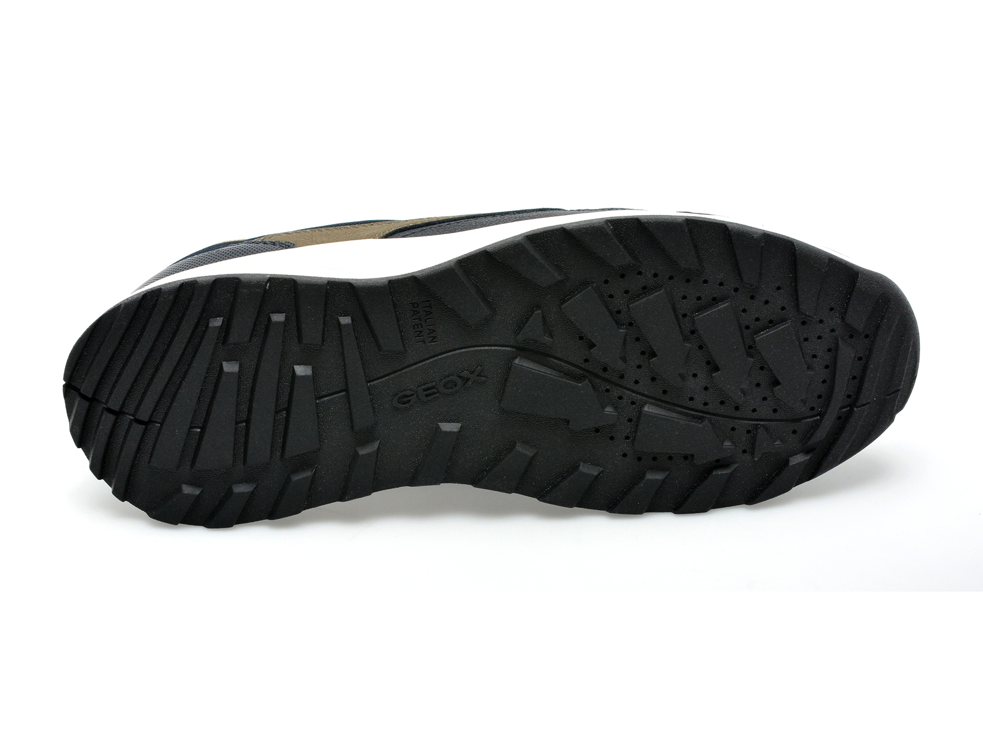 Pantofi GEOX bleumarin, U35EYB, din piele ecologica si material textil