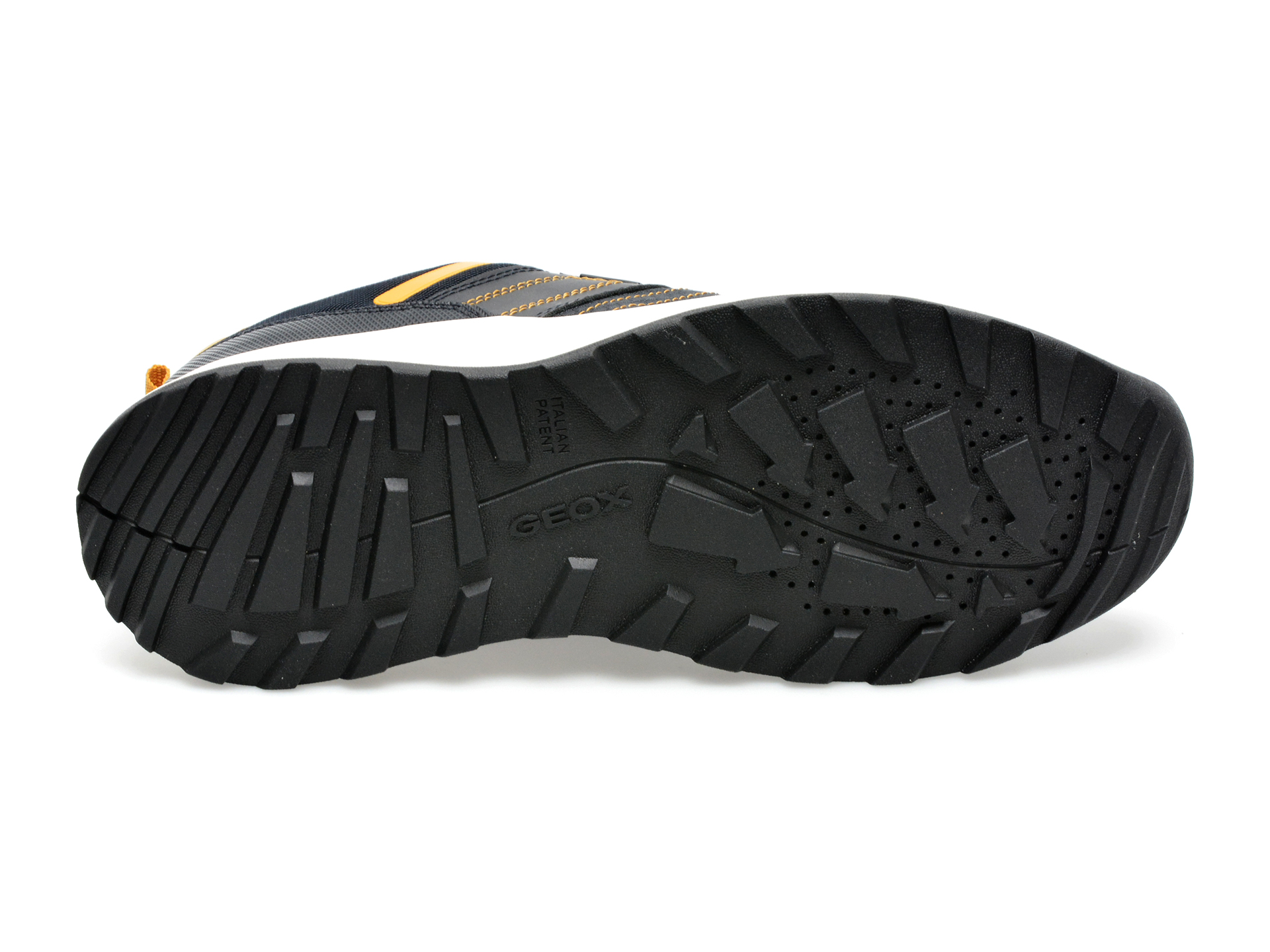 Pantofi GEOX bleumarin, U35EZA, din material textil si piele ecologica