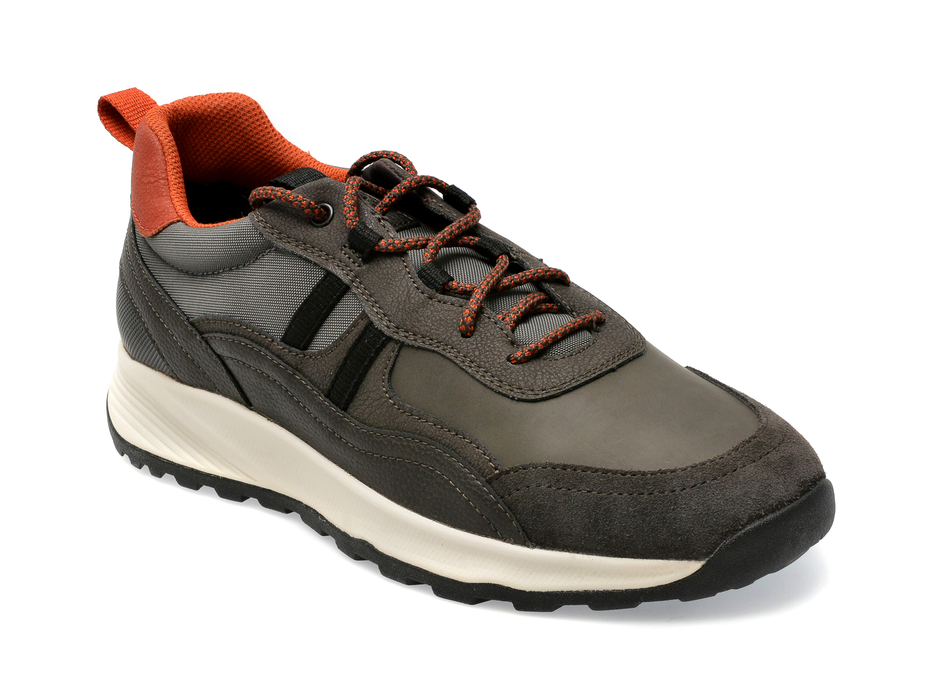 Pantofi GEOX maro, U36EYA, din piele ecologica /barbati/pantofi