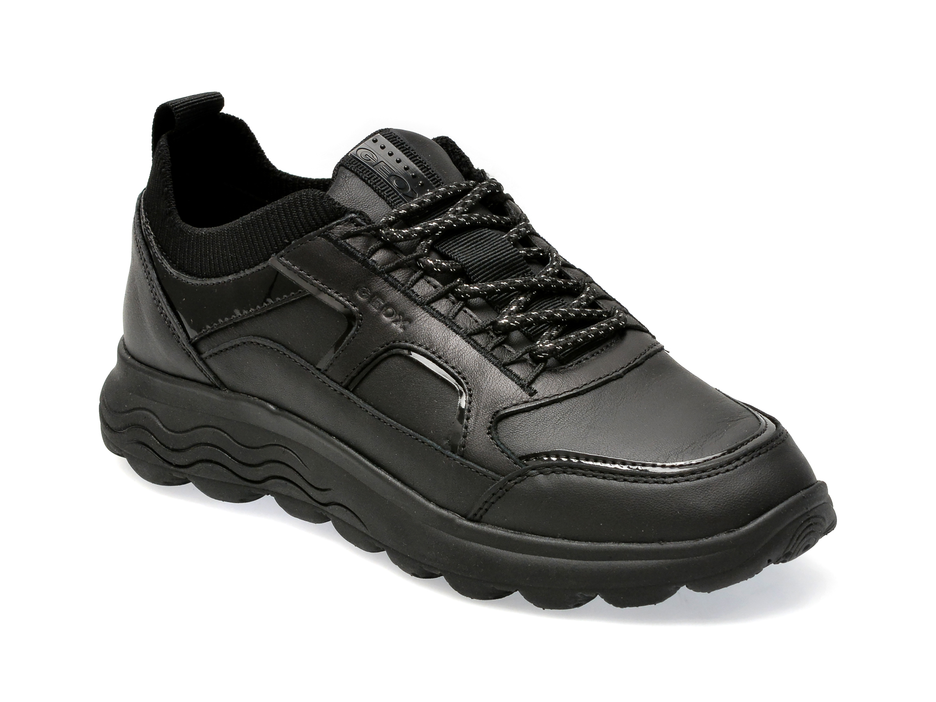 Pantofi GEOX negri, D26NUC, din piele naturala /femei/pantofi