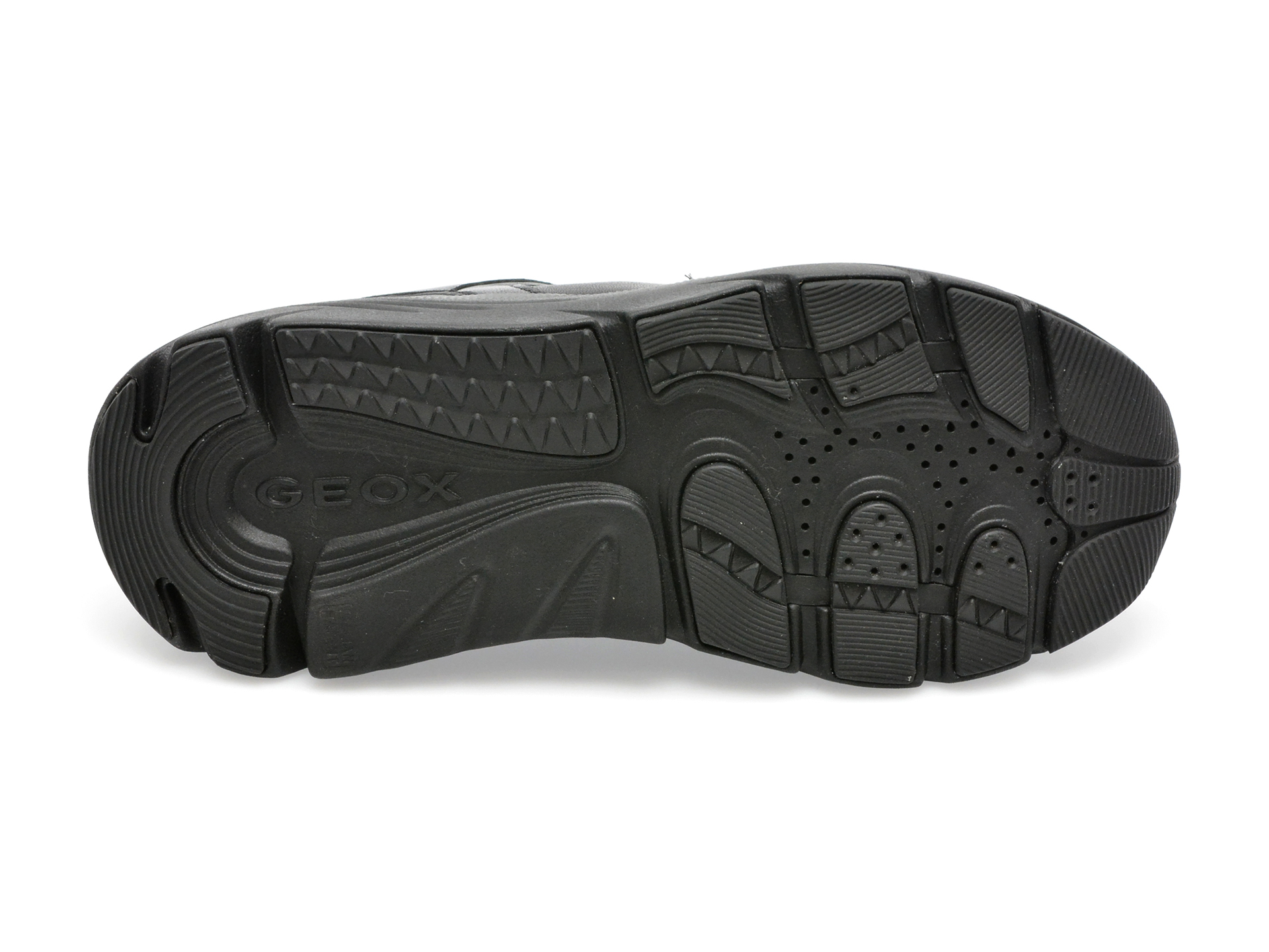 Pantofi GEOX negri, D35UFA, din piele naturala