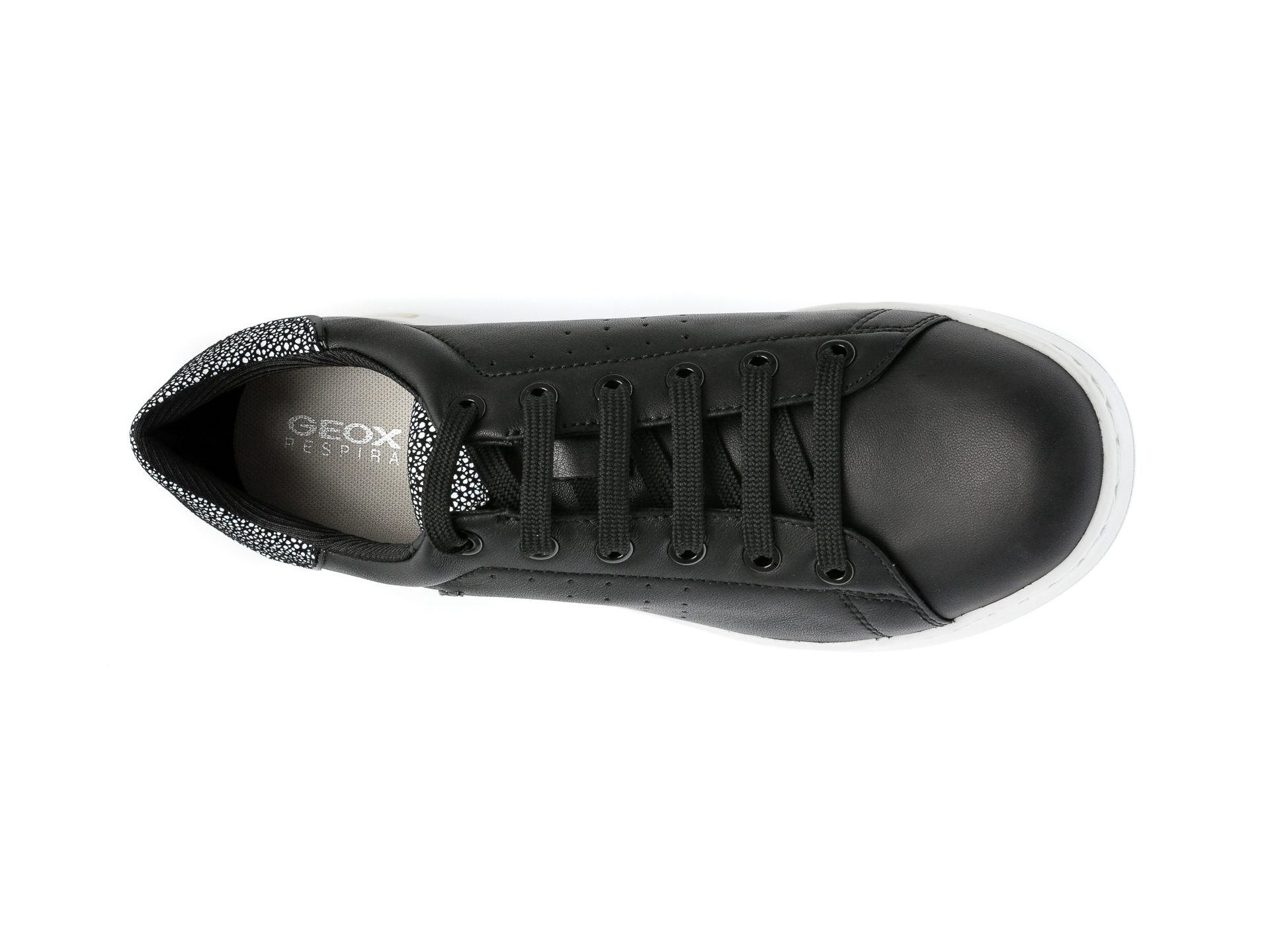 Pantofi GEOX negri, D621BA, din piele naturala /femei/pantofi imagine noua