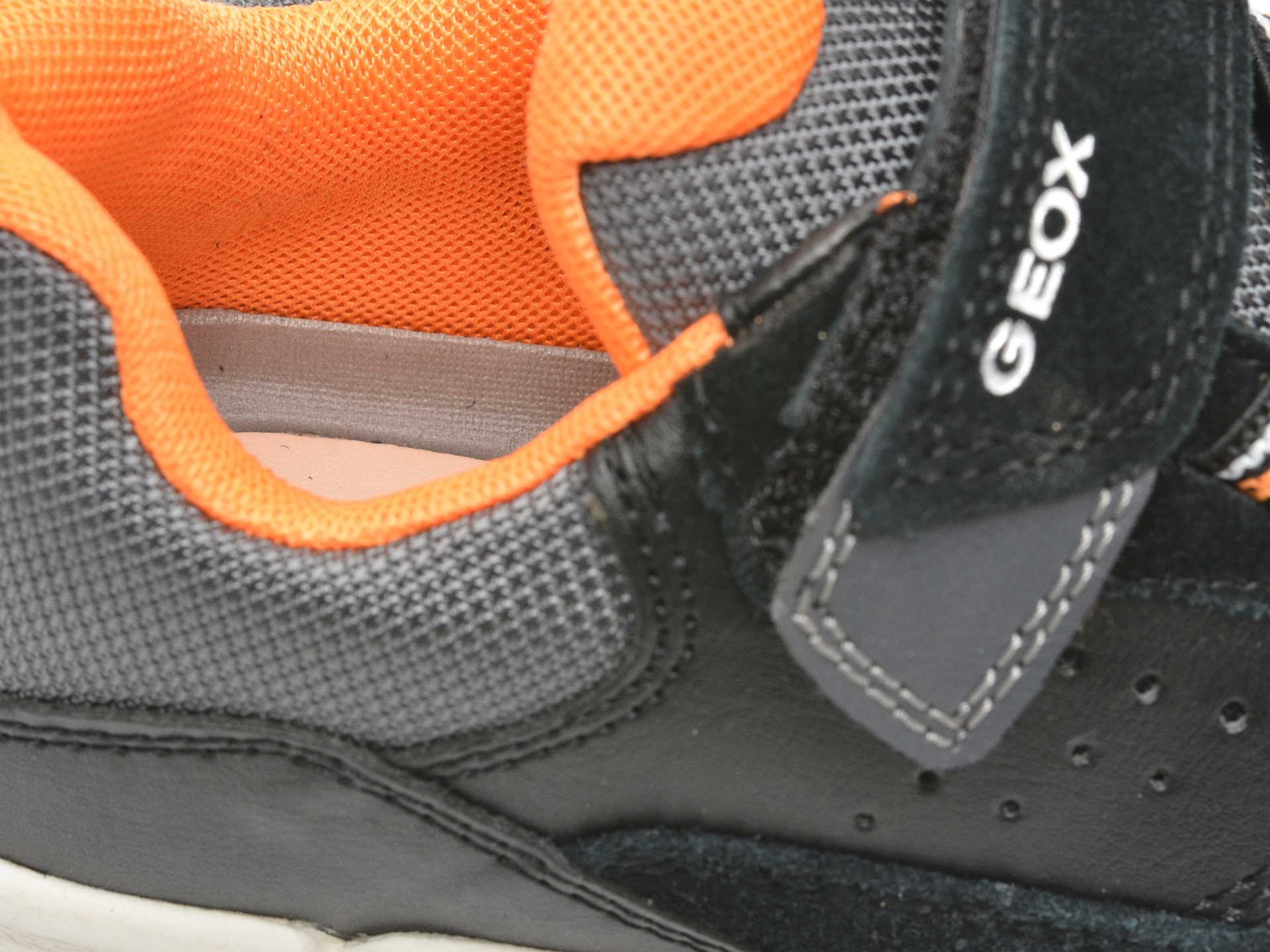Pantofi GEOX negri, J359BB, din material textil - 3