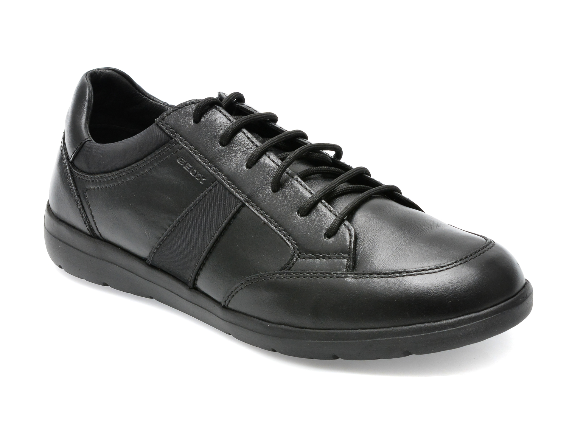 Pantofi GEOX negri, U043QF, din piele naturala /barbati/pantofi imagine noua 2022