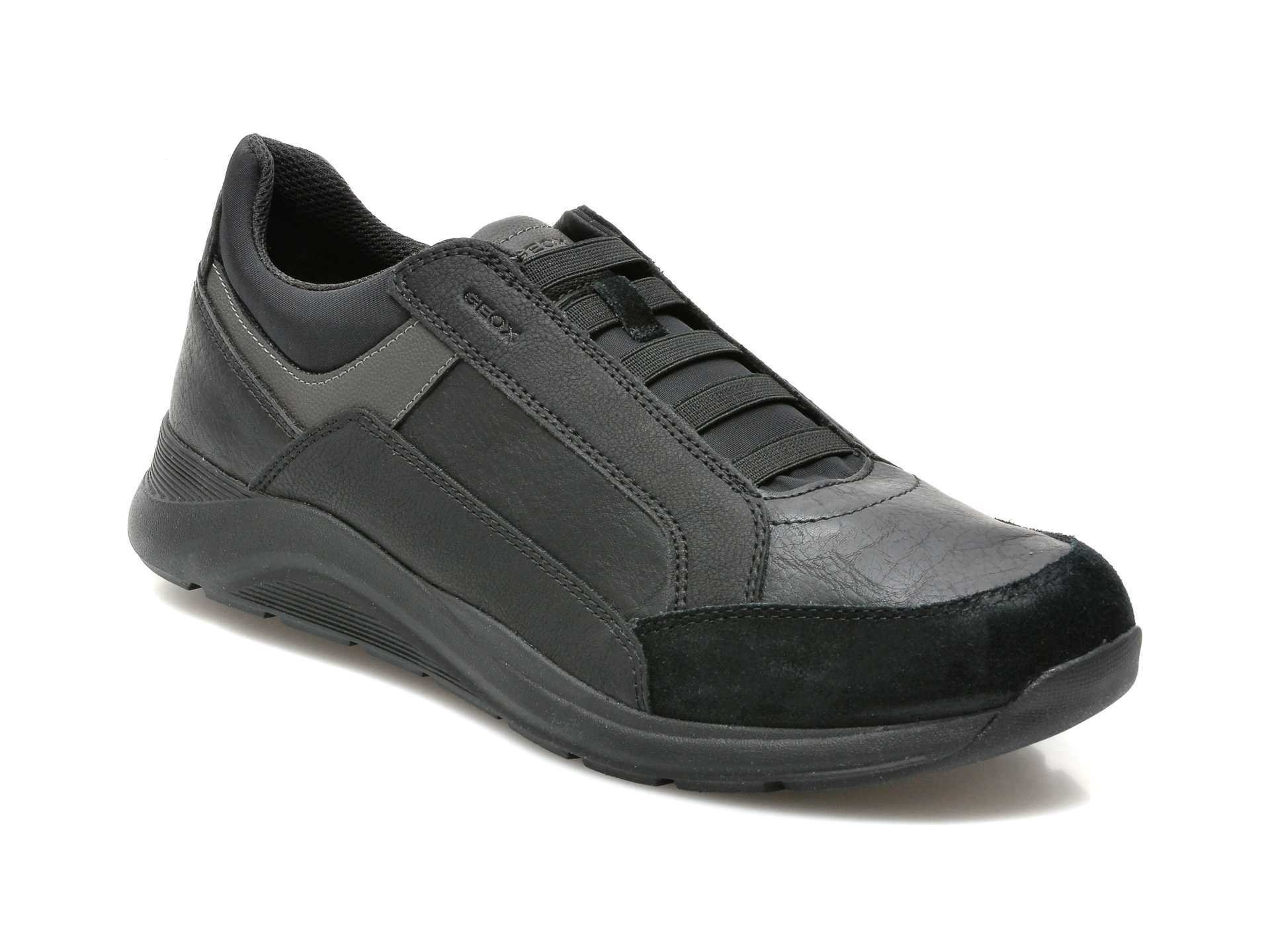 Pantofi GEOX negri, U16AND, din piele naturala 2022 ❤️ Pret Super otter.ro imagine noua 2022