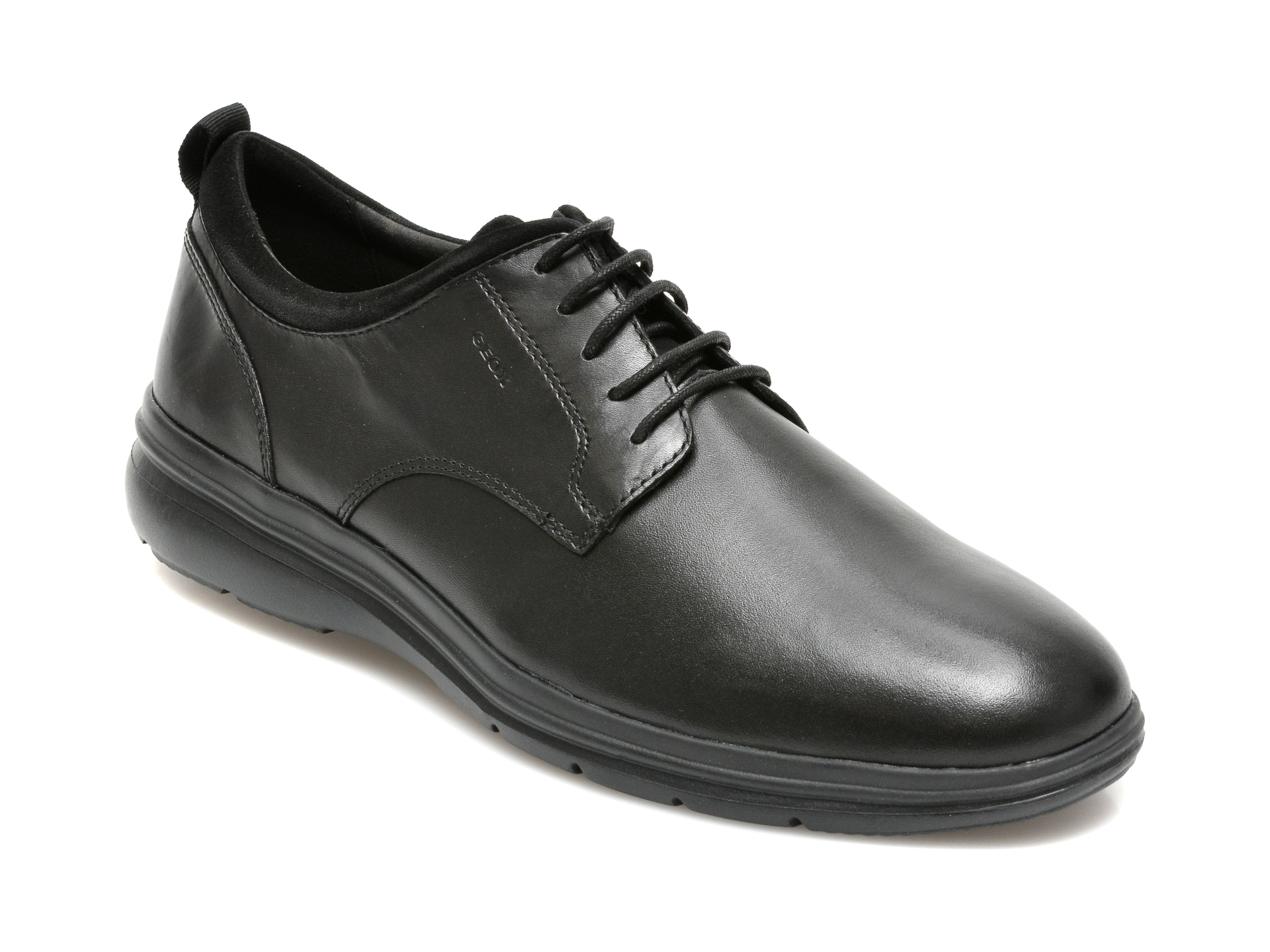 Pantofi GEOX negri, U16BTA, din piele naturala Geox imagine noua