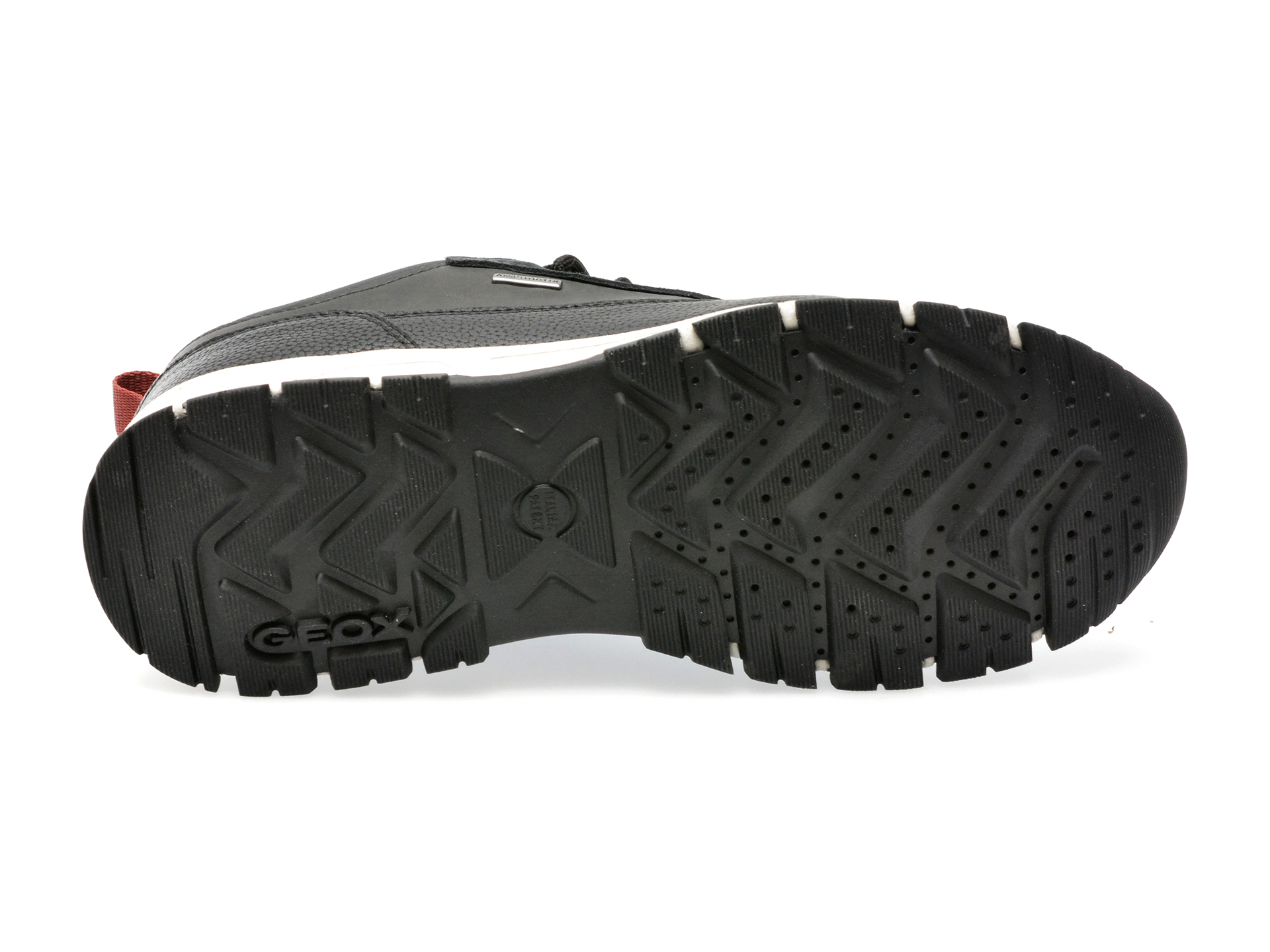 Pantofi GEOX negri, U260MB, din piele ecologica