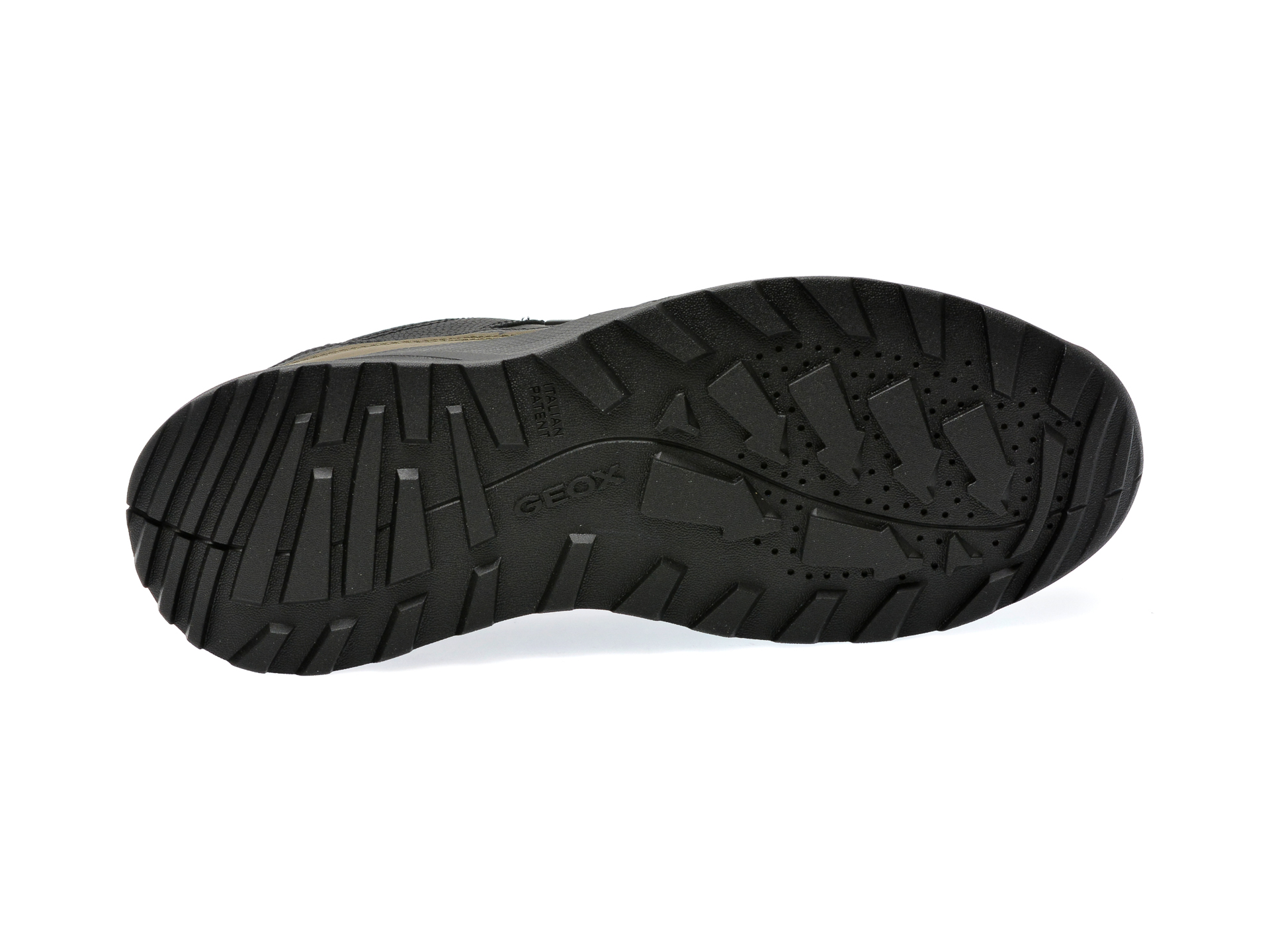 Pantofi GEOX negri, U36EZC, din piele ecologica