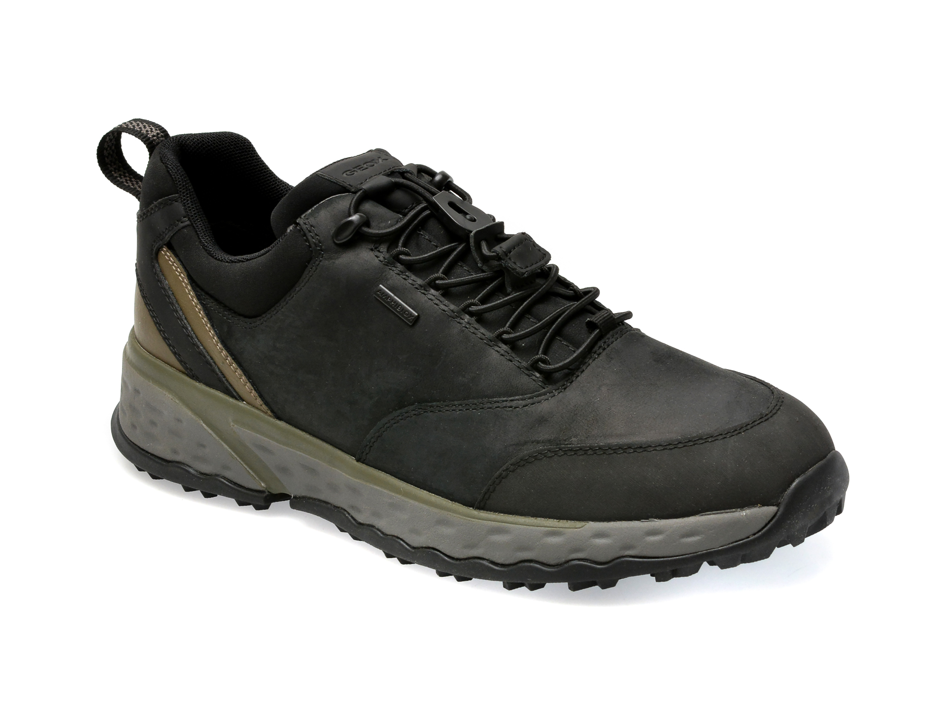 Pantofi GEOX negri, U36F0C, din piele naturala /barbati/pantofi