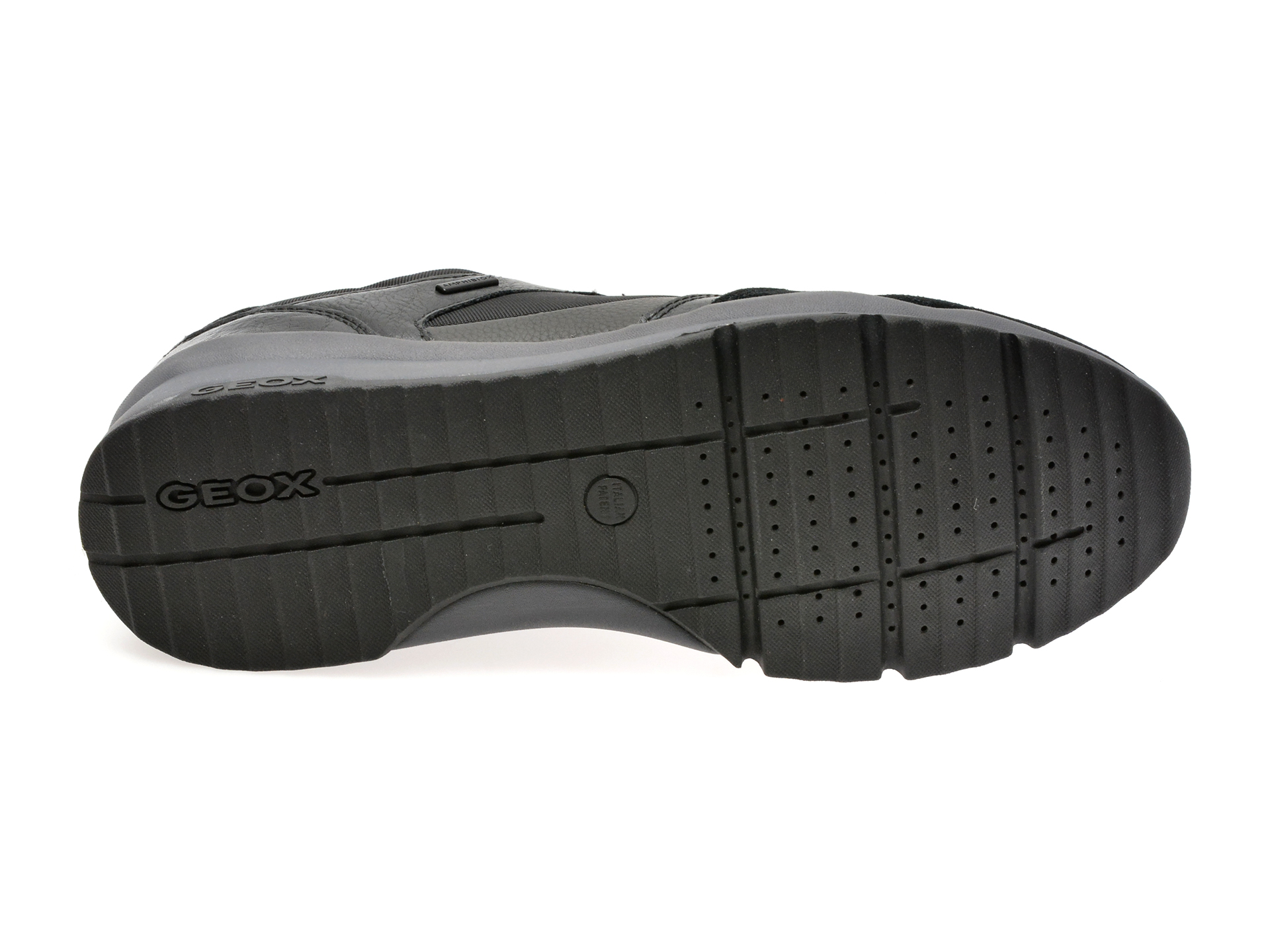 Pantofi GEOX negri, U36S7A, din piele ecologica