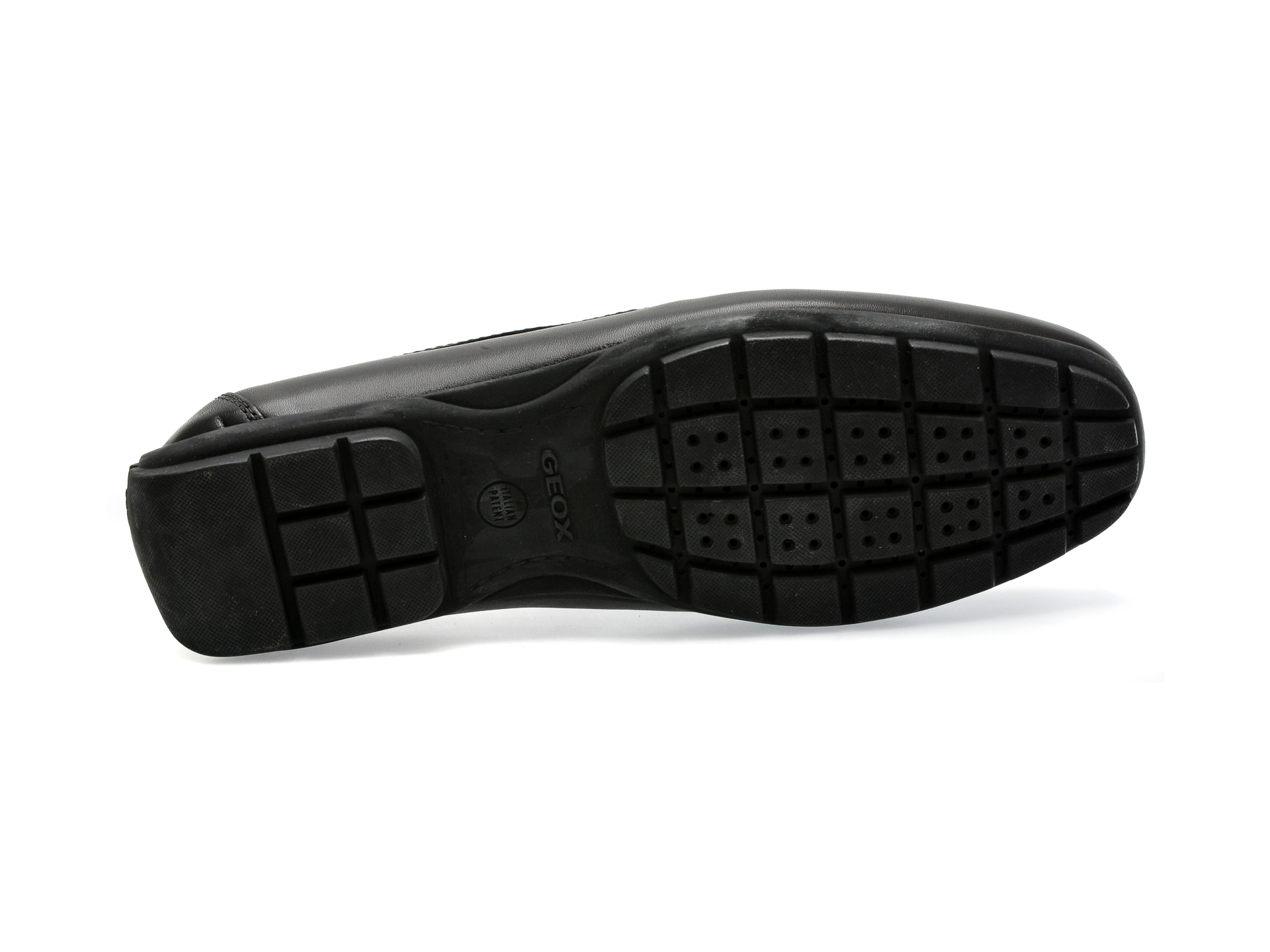 Pantofi GEOX negri, U72Q6A, din piele naturala