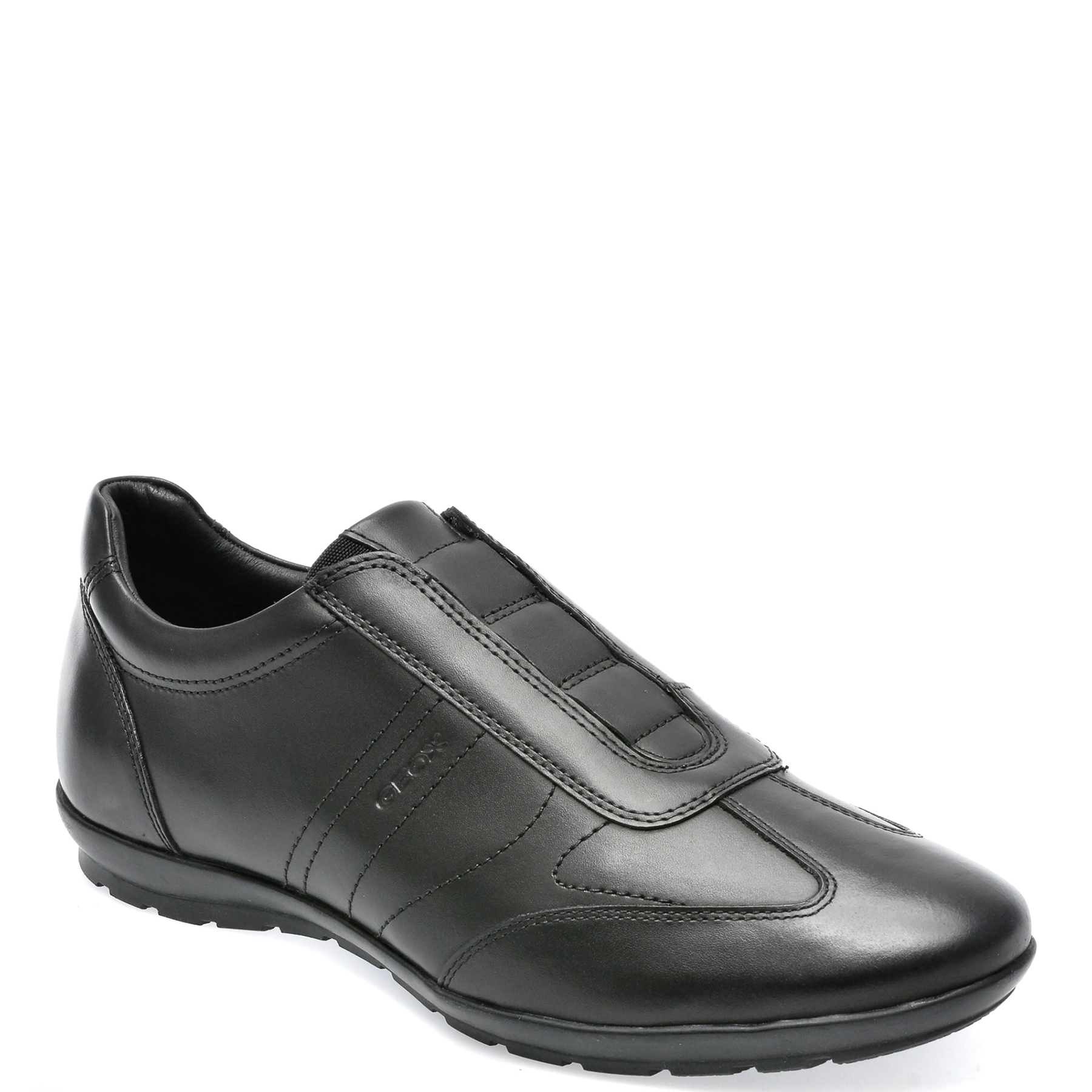 Pantofi GEOX negri, U74A5C, din piele naturala /barbati/pantofi imagine super redus 2022