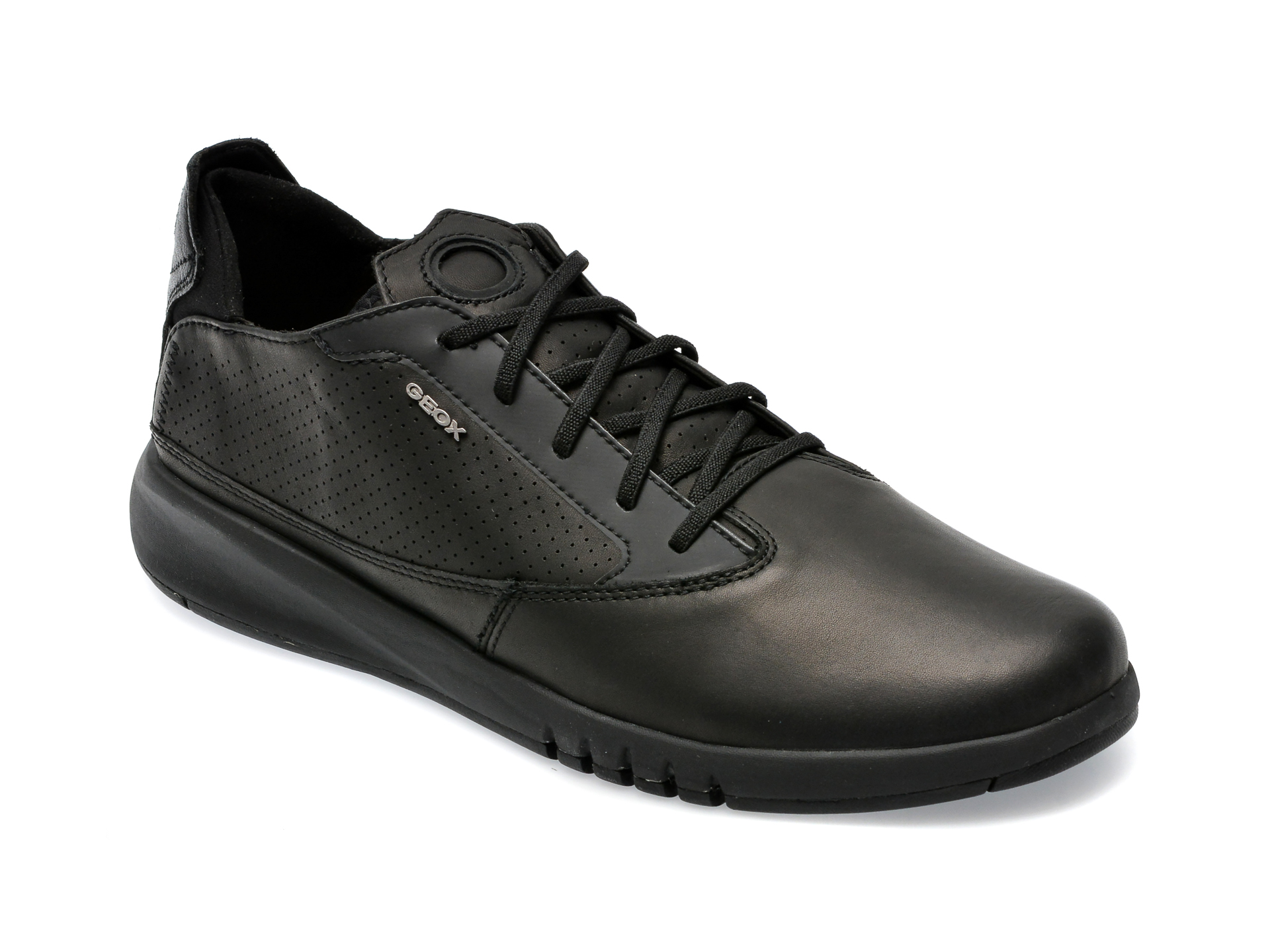 Pantofi GEOX negri, U927FA, din piele naturala /femei/pantofi imagine super redus 2022