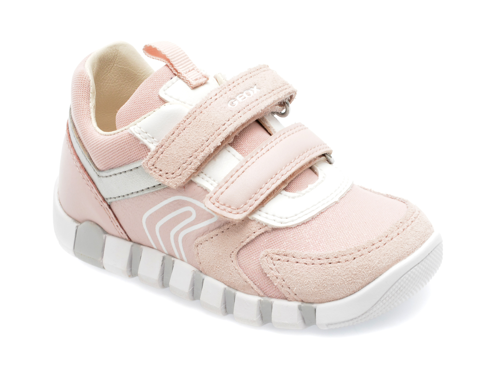 Pantofi GEOX roz, B3558C, din piele naturala /copii/incaltaminte