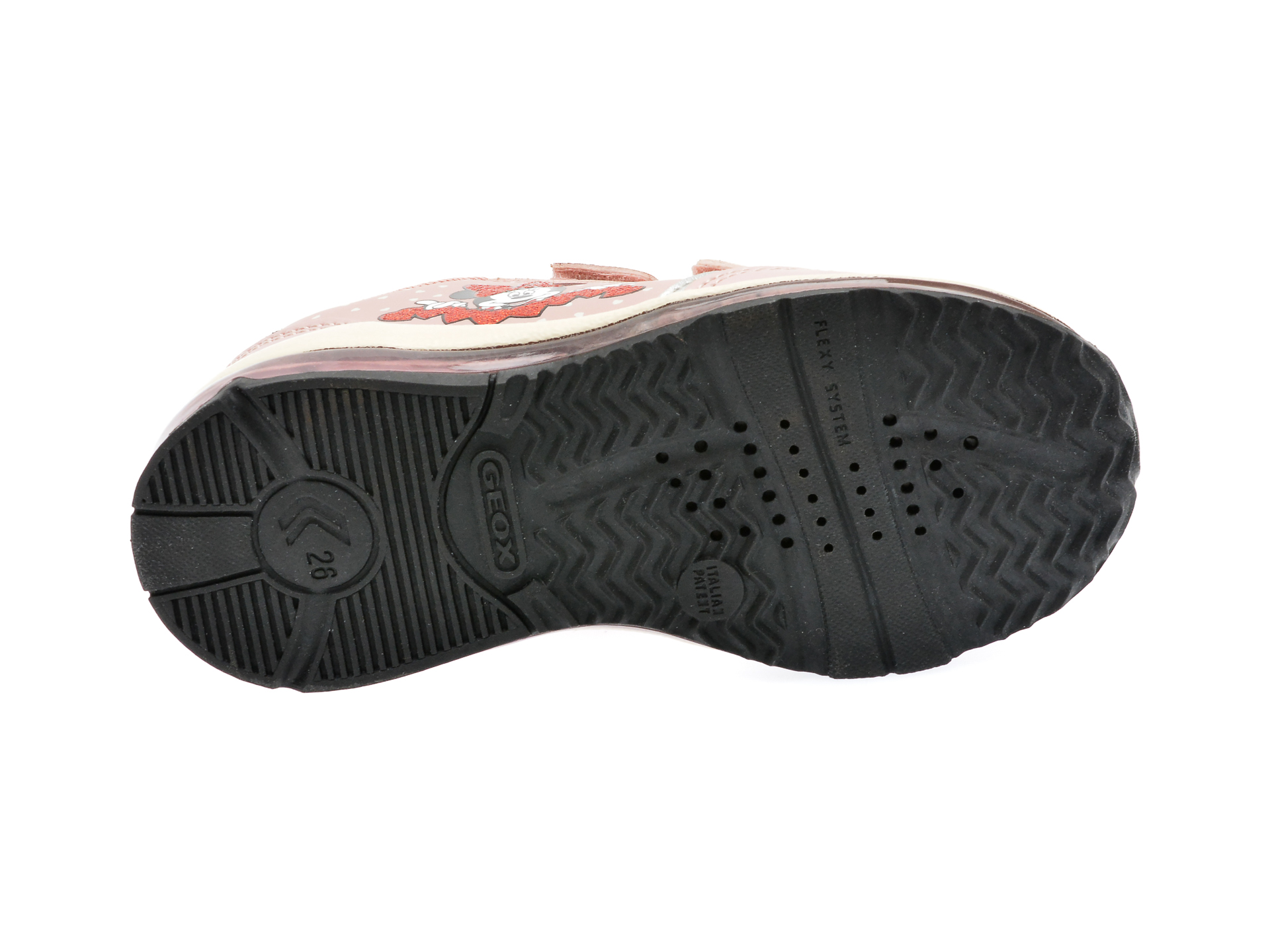 Pantofi GEOX roz, B3685C, din piele ecologica