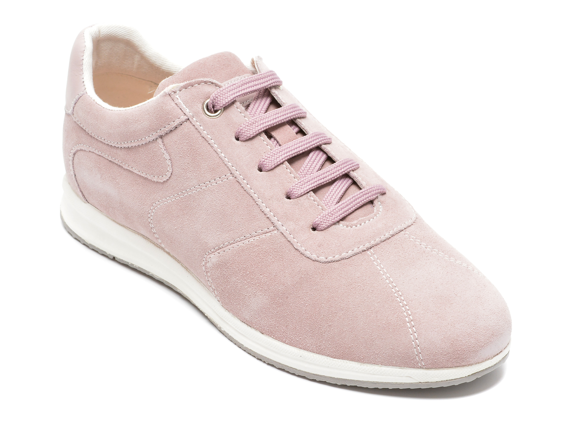 Pantofi GEOX roz, D25H5B, din piele intoarsa 2023 ❤️ Pret Super Black Friday otter.ro imagine noua 2022
