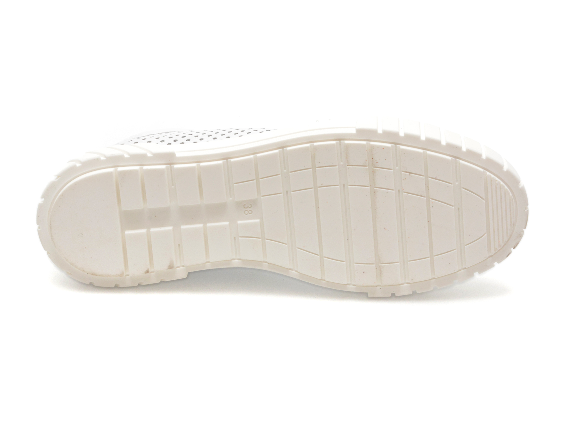Pantofi GOLD DEER albi, 1187062, din piele naturala