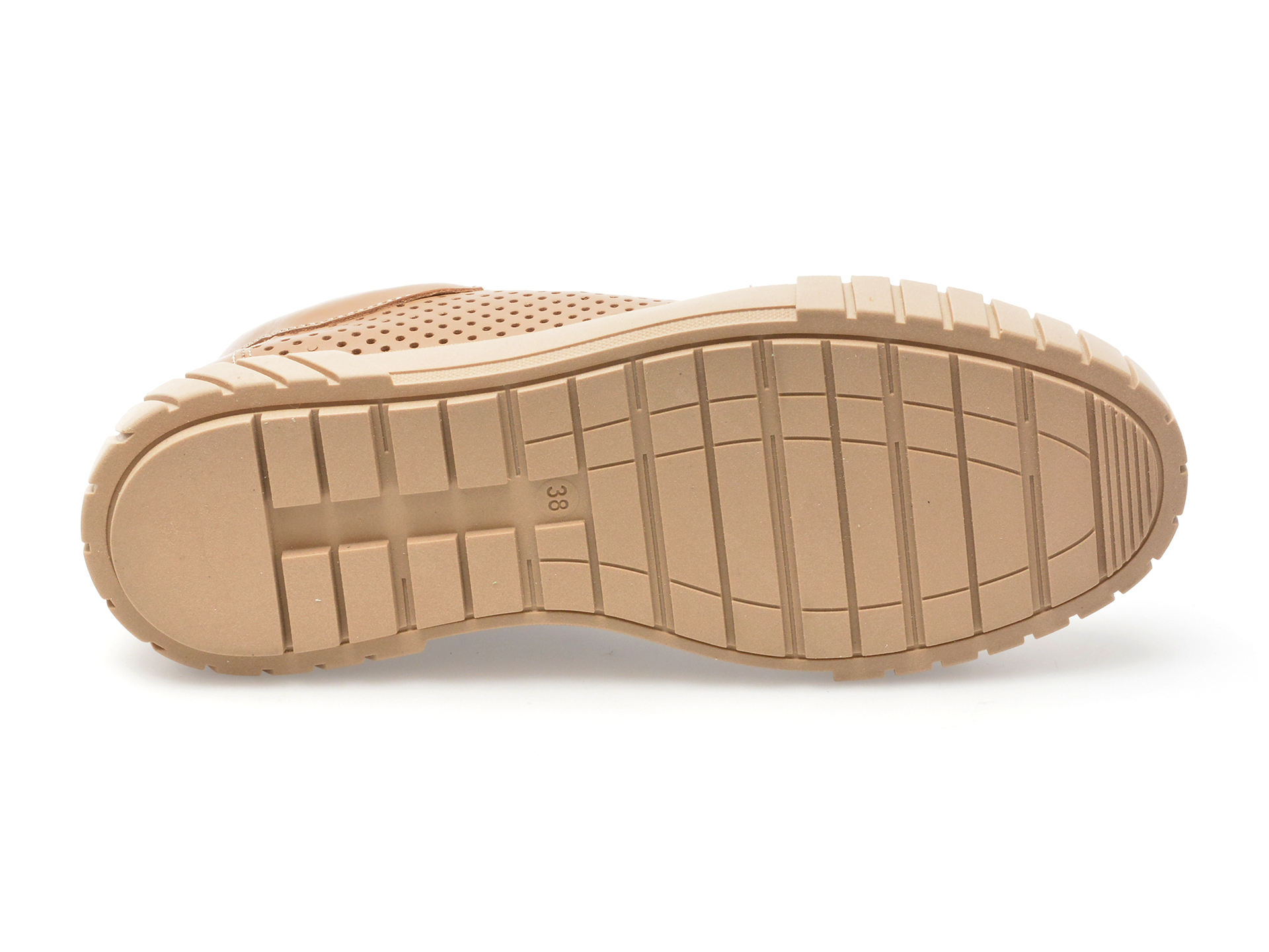 Pantofi GOLD DEER maro, 1187062, din piele naturala