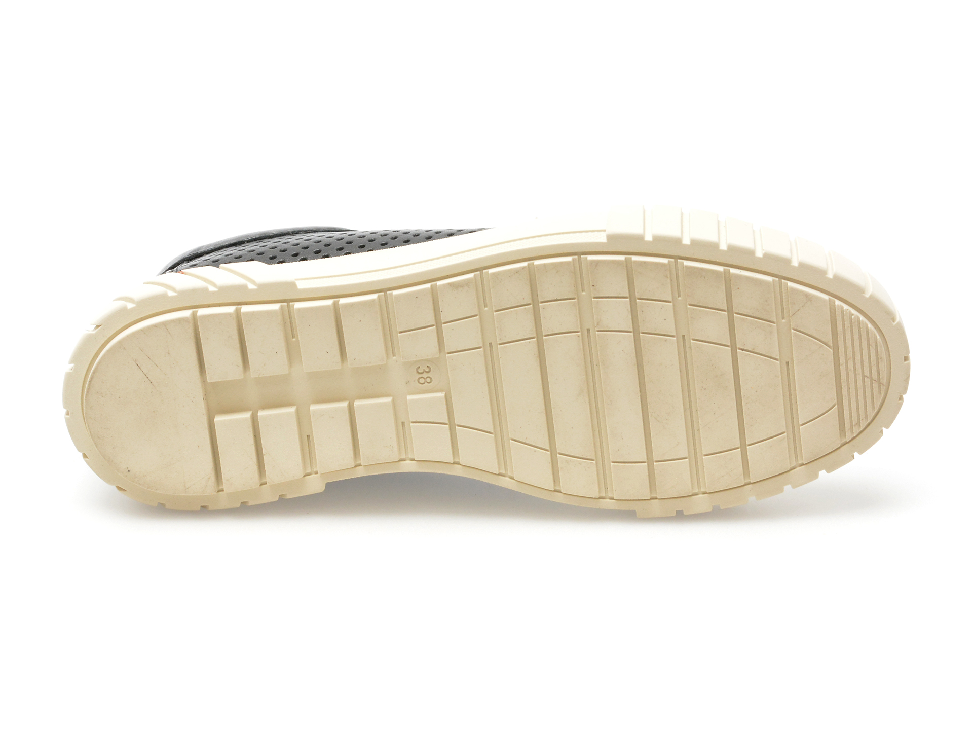 Pantofi GOLD DEER negri, 1187062, din piele naturala