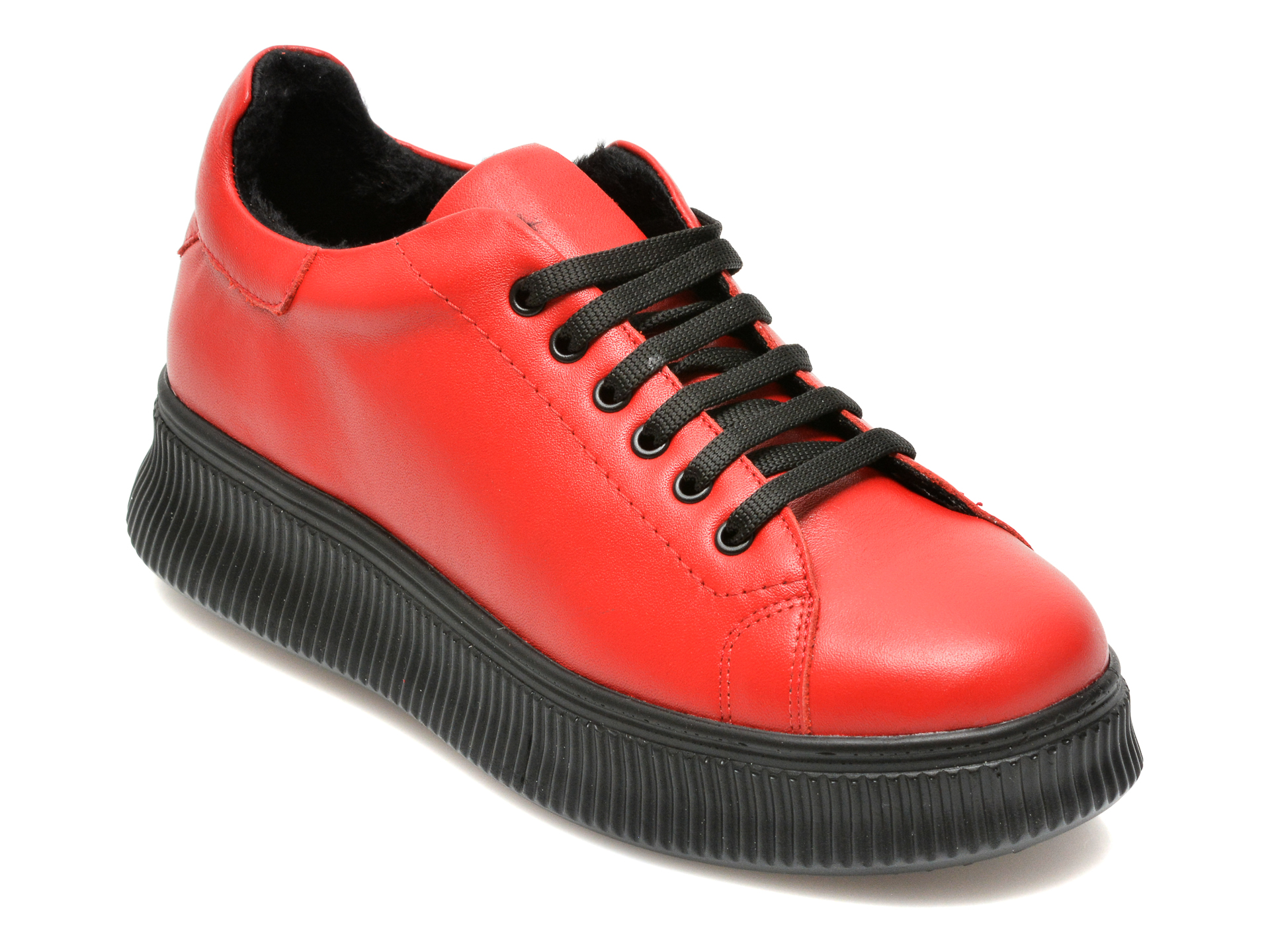 Pantofi GOLDDEER rosii, 4209, din piele naturala GOLDDEER imagine noua