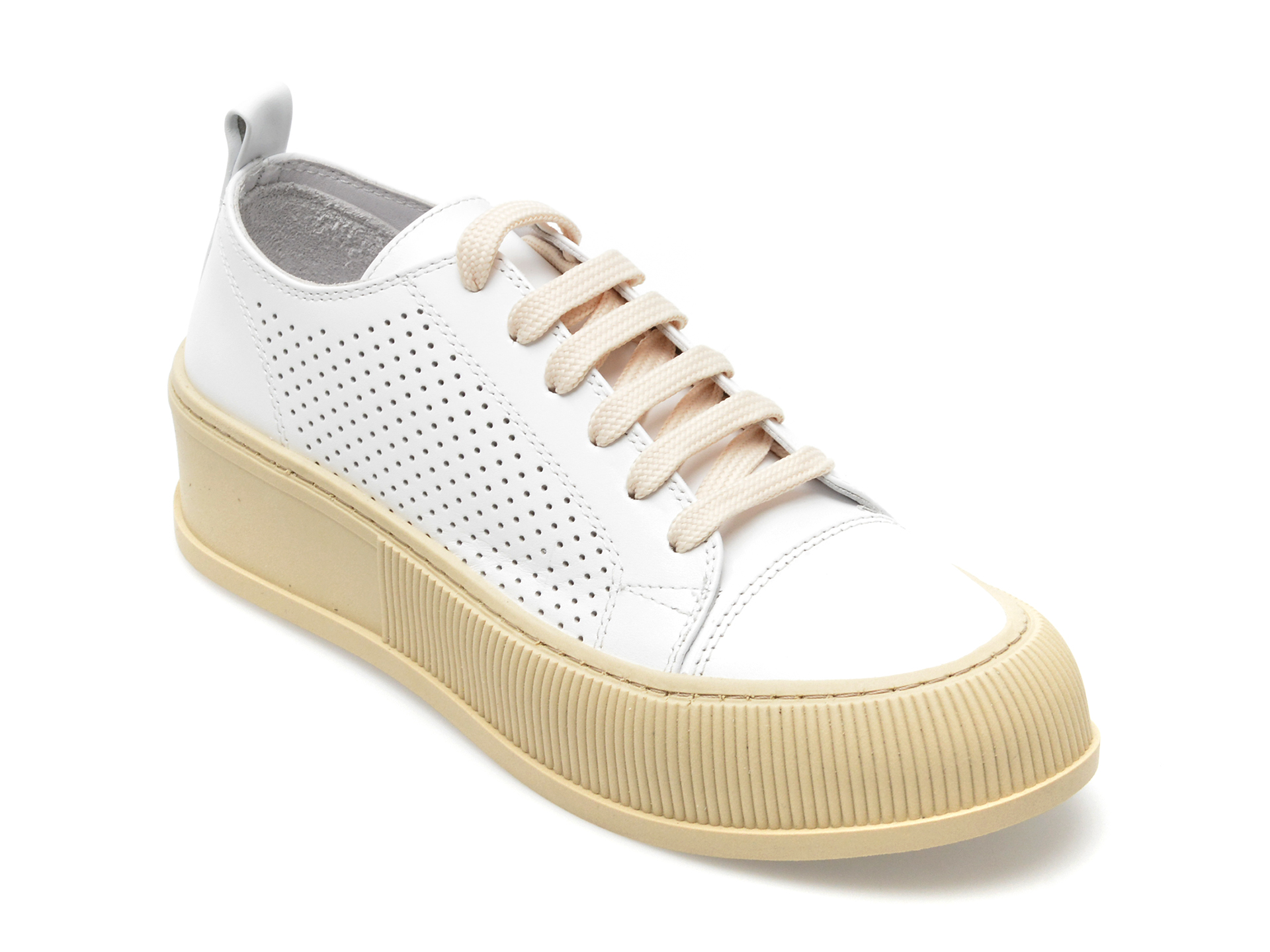 Pantofi GRYXX albi, 1187077, din piele naturala