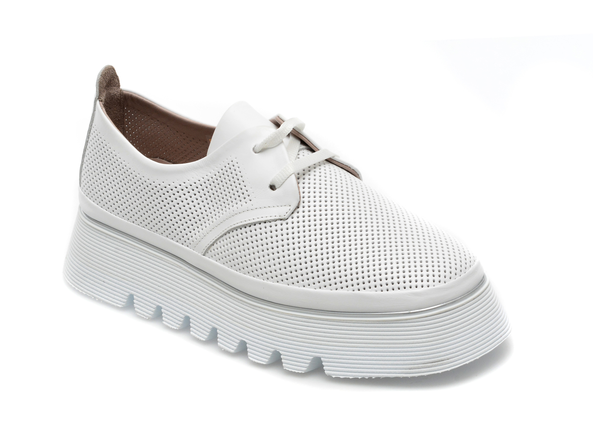 Pantofi GRYXX albi, 1460253, din piele naturala imagine reduceri black friday 2021 Gryxx