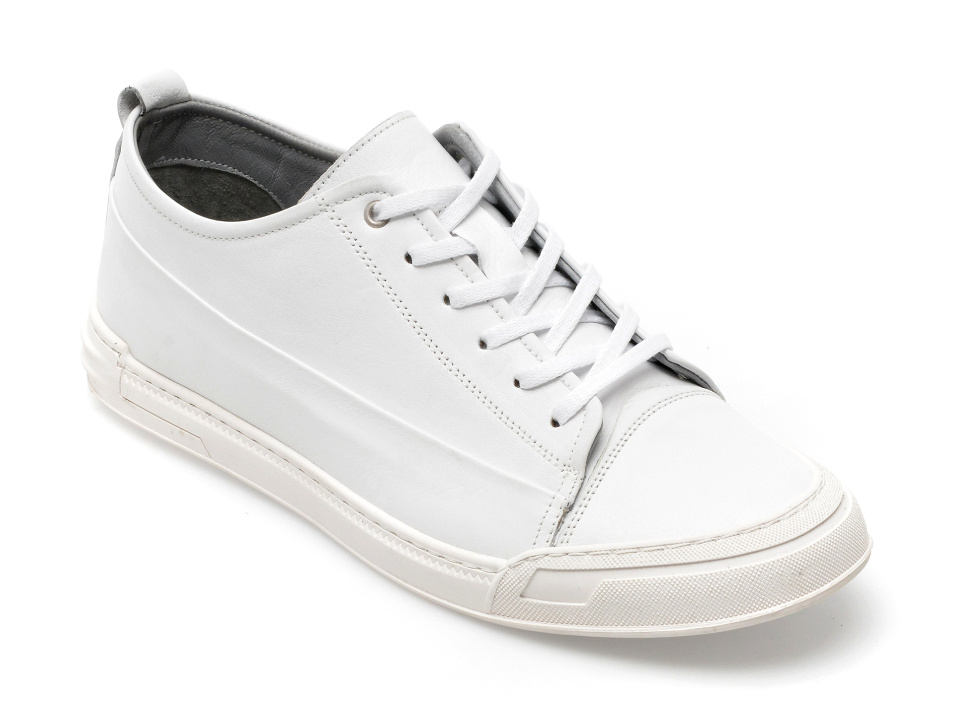 Pantofi GRYXX albi, 17602, din piele naturala
