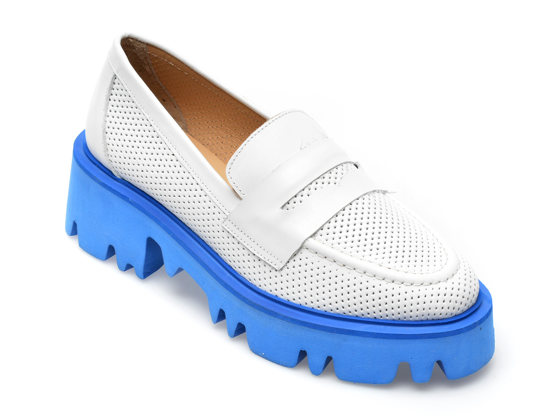 Pantofi GRYXX albi, 2880918, din piele naturala /femei/pantofi imagine super redus 2022