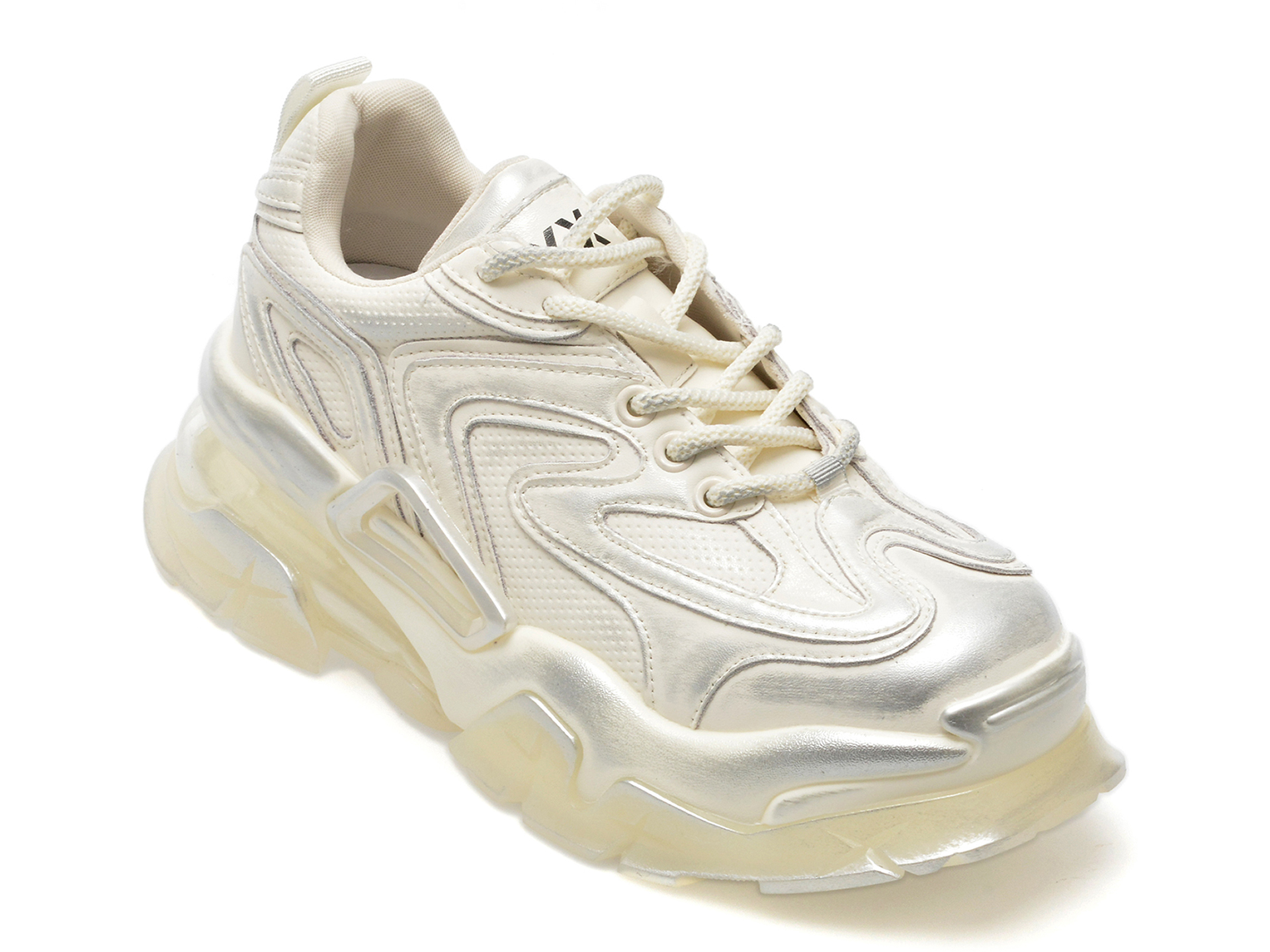 Pantofi GRYXX albi, 3221, din piele naturala