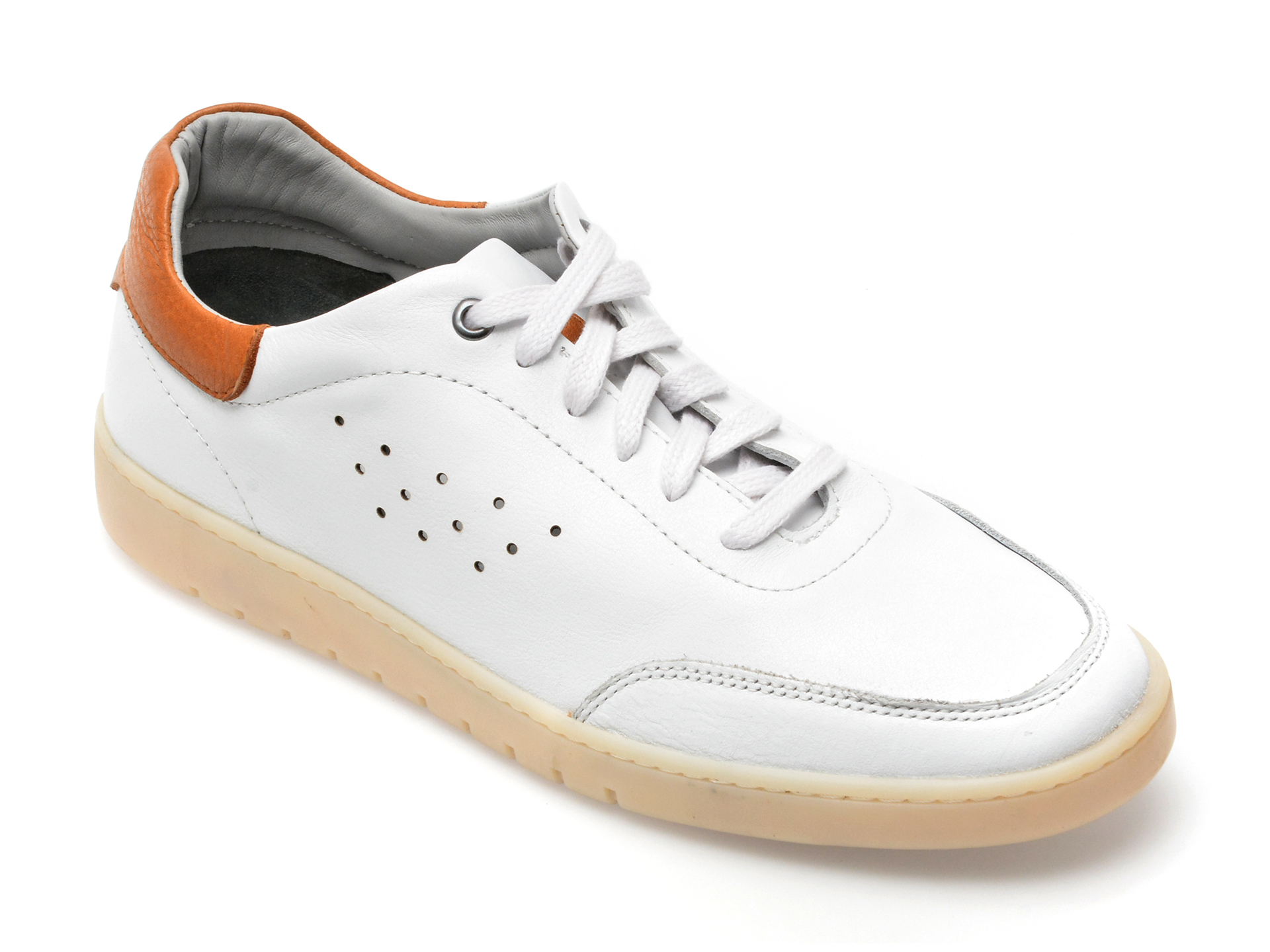 Pantofi GRYXX albi, 33620, din piele naturala /barbati/pantofi imagine noua